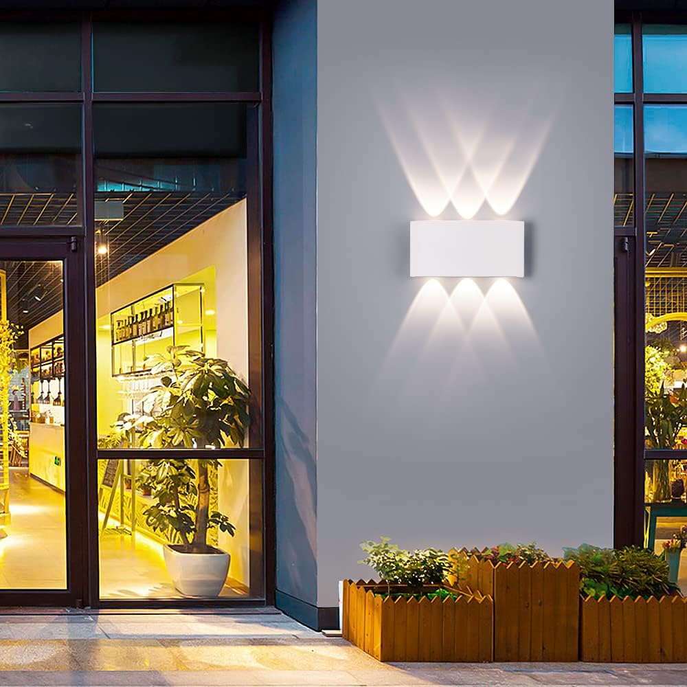 2 Pack Lampade da Parete Esterno/Interno LED 12W - immagine 3