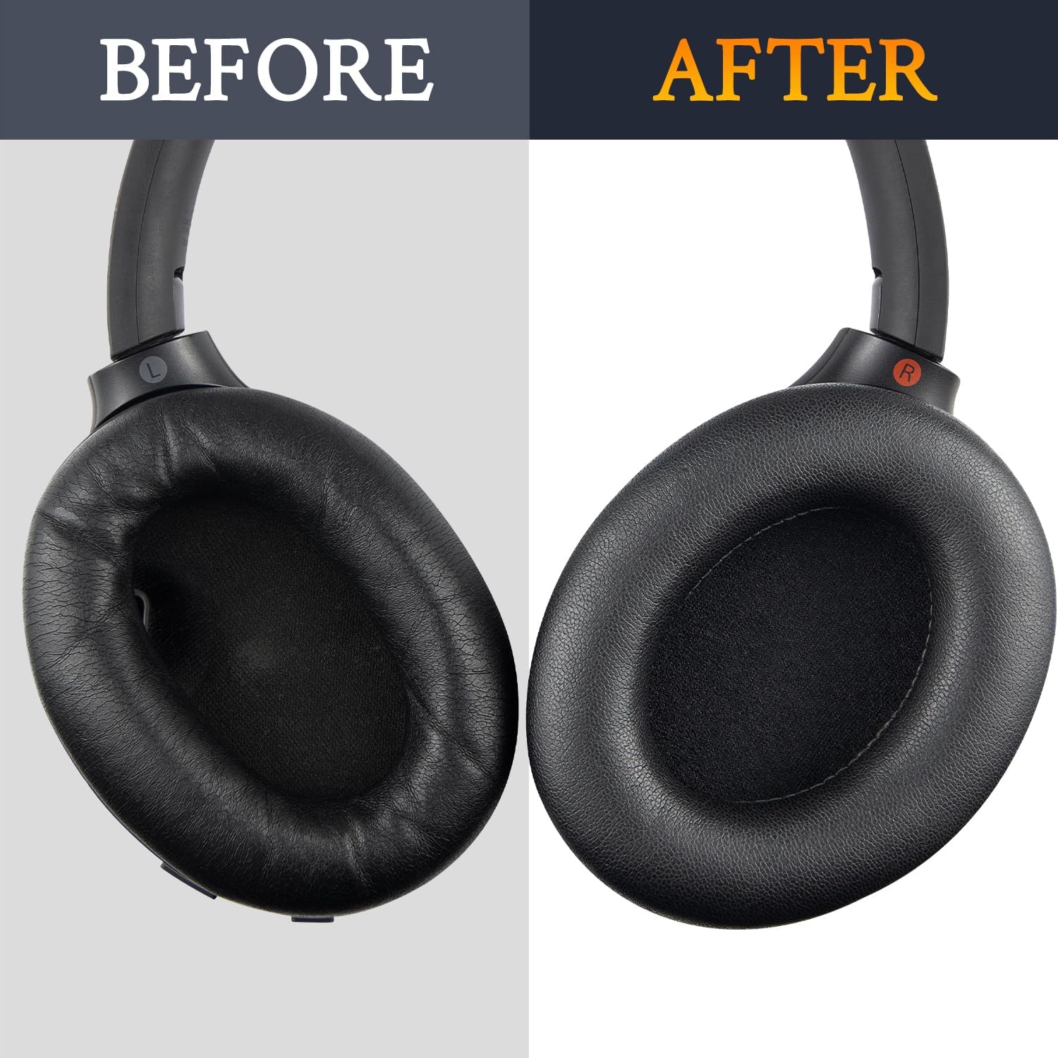 Soulwit Kit Ricambio Cuffie per Sony WH-1000XM4, Nero - immagine 7