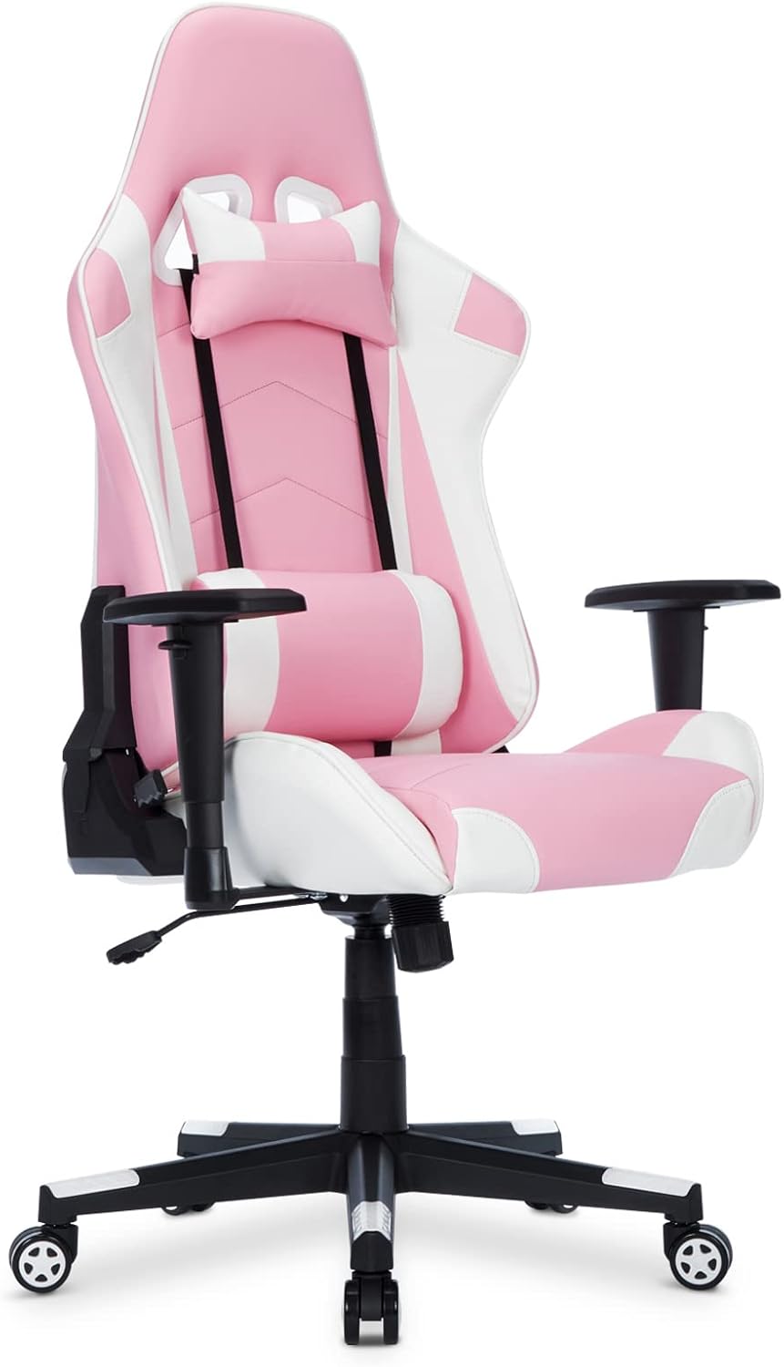 Intimate Wm Heart Sedia Gaming Ergonomica Reclinabile, Rosa