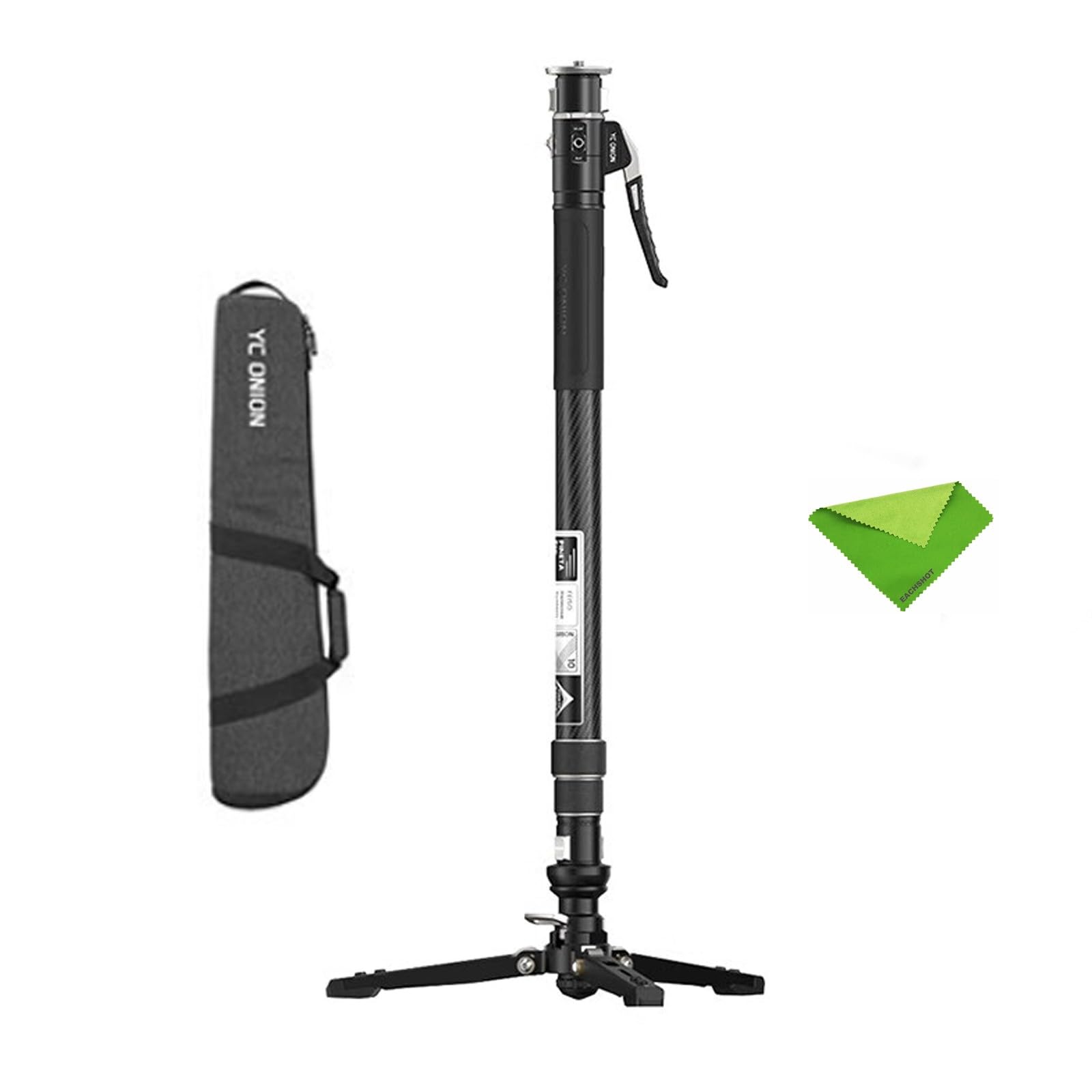 Pineta Pro Monopiede in Fibra di Carbonio con Base a Pedale