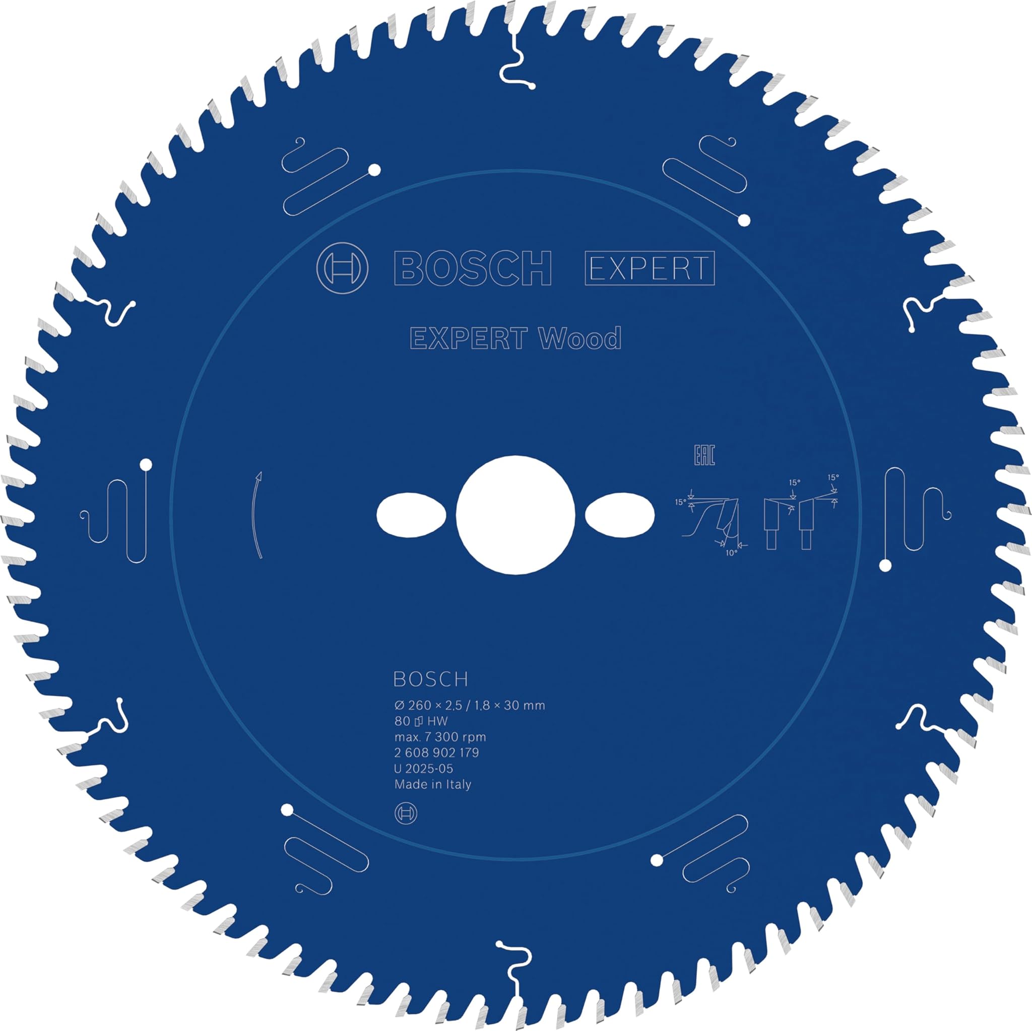 Bosch 1x Lama Sega Circolare EXPERT per Wood Cablata