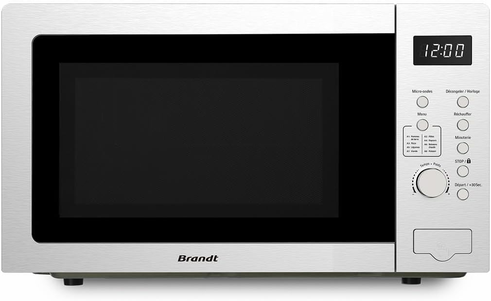 Brandt SE2500X - Microonde Posa Libera 850W 25L, Inox