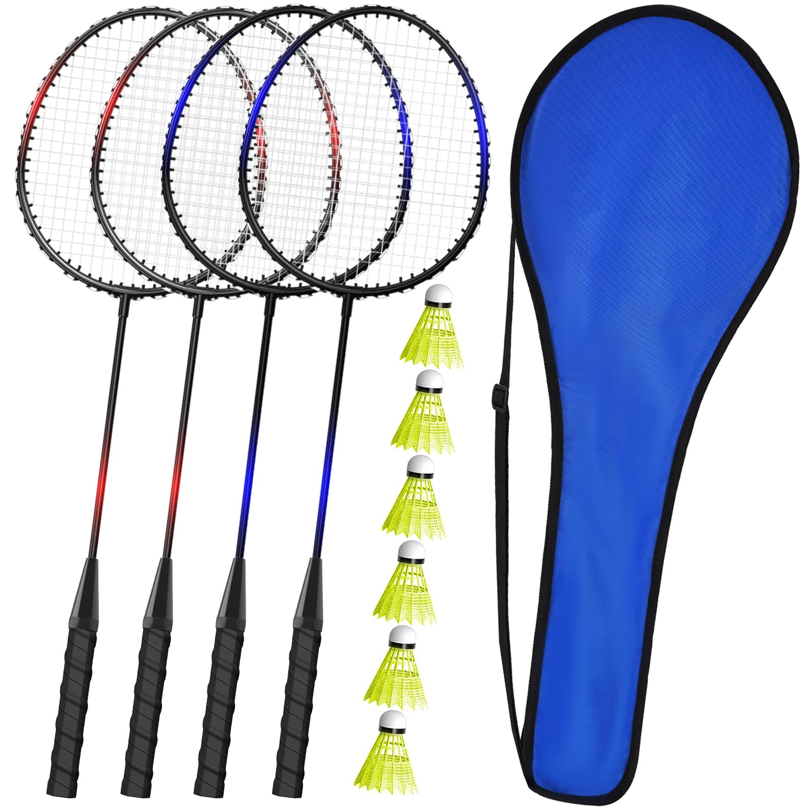 KH Set Racchette Badminton 2-4 Giocatori