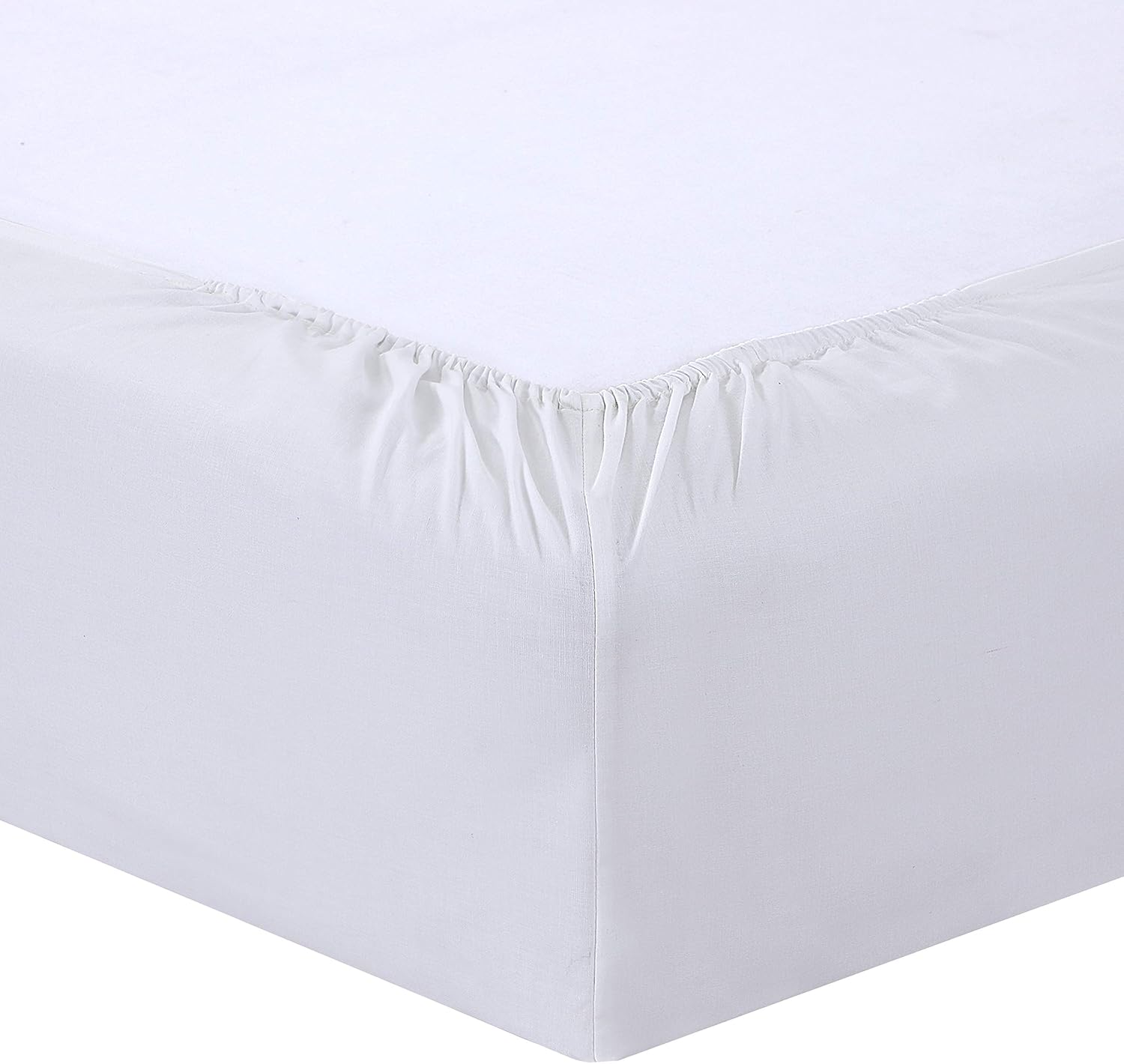 VISION Lenzuolo con Angoli Singolo 90x190cm, Bianco - immagine 5