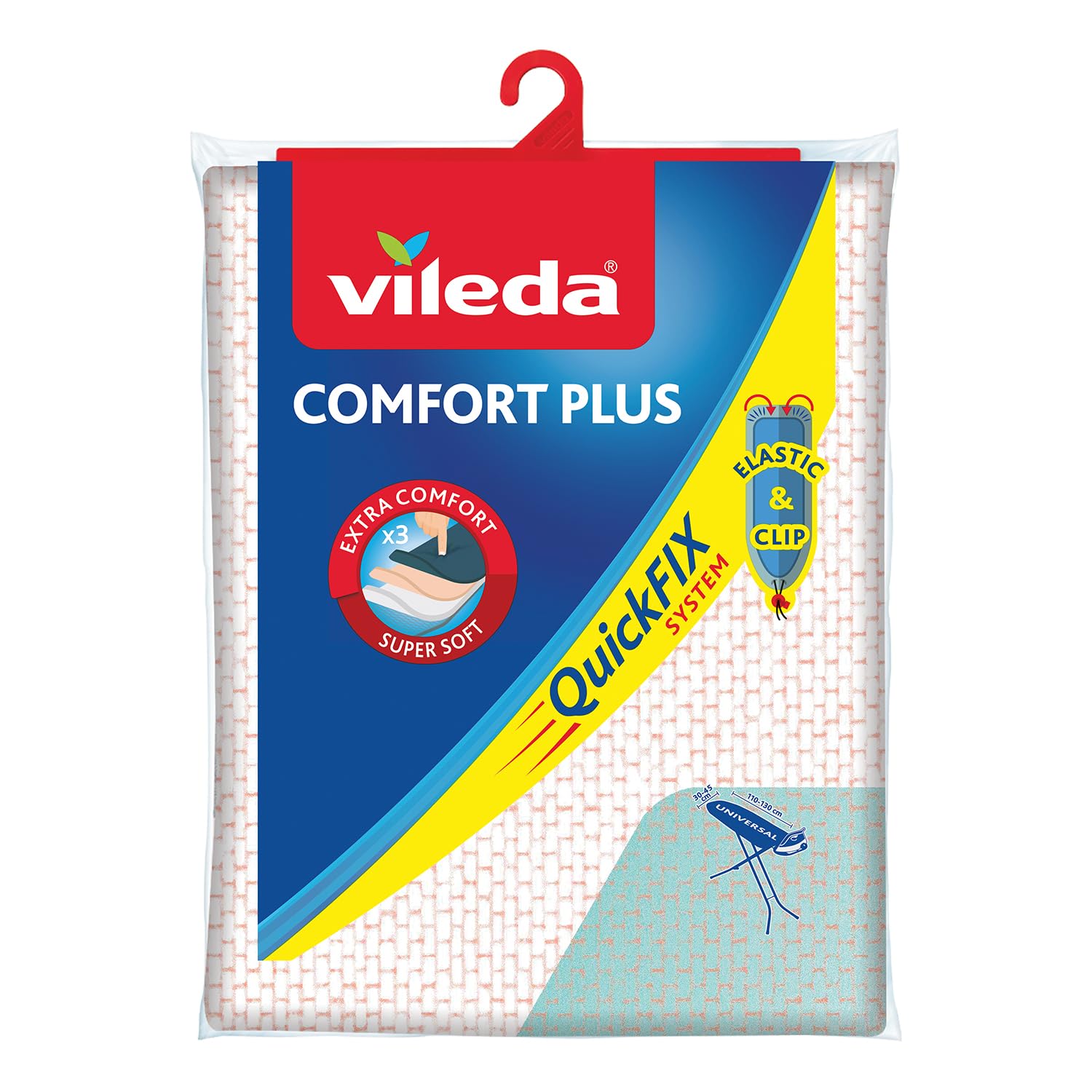 Vileda Comfort Plus Copriasse Stiro Universale, Beige