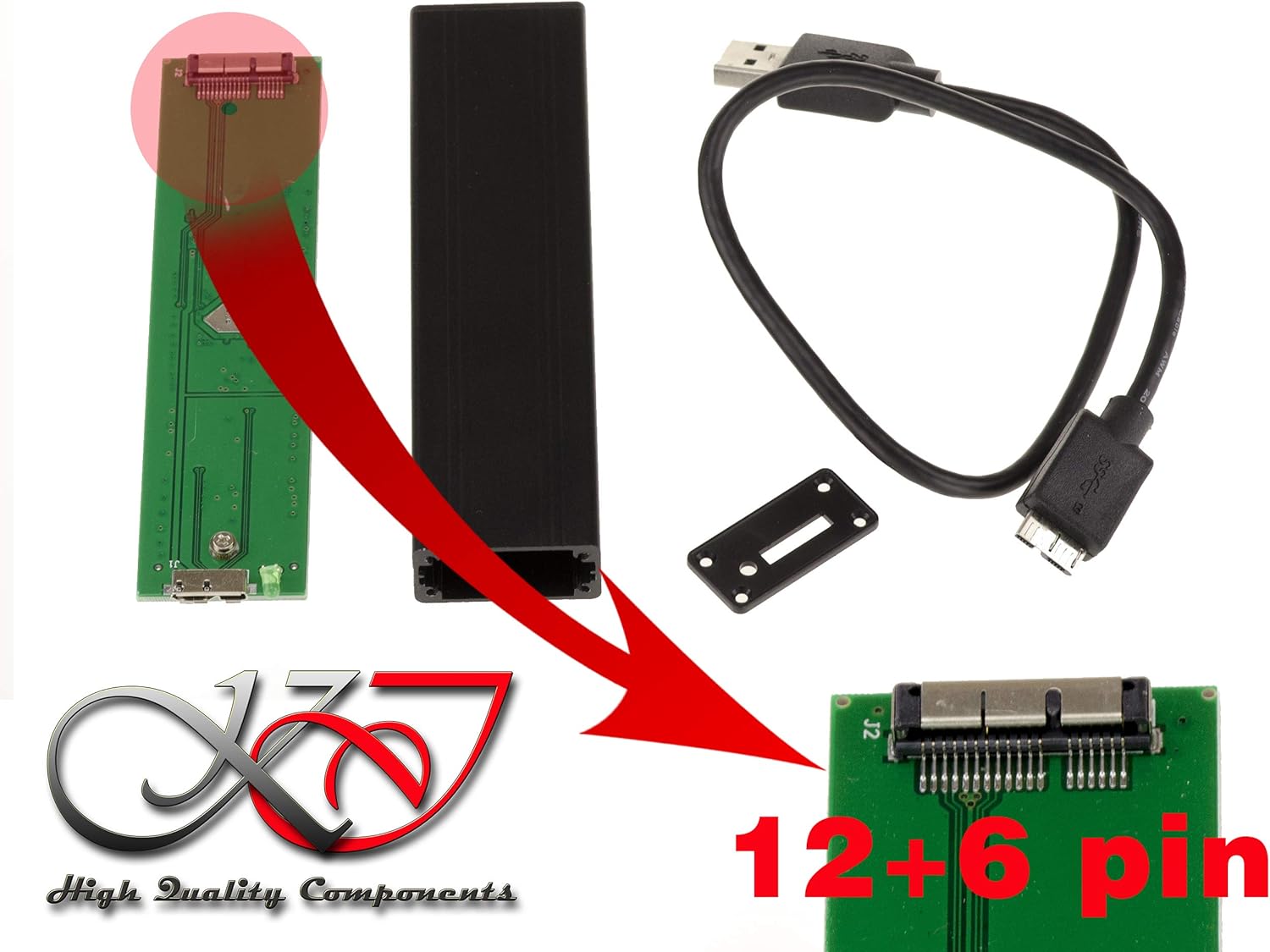 Kalea-informatique Custodia SSD Mac Air a USB3 - immagine 2