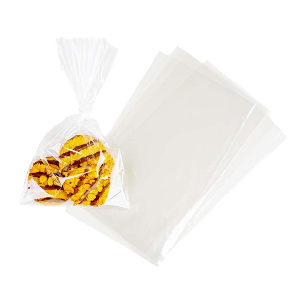 100 Bustine Trasparenti in Cellophane 15x30cm