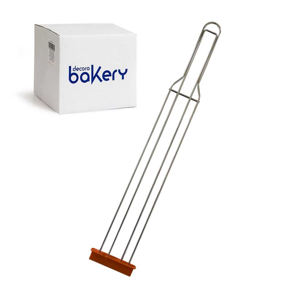 Decora, 5064119 Confezione da 25 Spilloni in Acciaio Inox, a 4 Punte, per capovolgere colombe o panettoni garantendo un miglior supporto durante le fasi di raffreddamento, Dim. 62 cm, Made in Italy