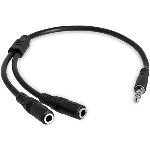 Startech.com Cavo splitter stereo slim 3,5mm