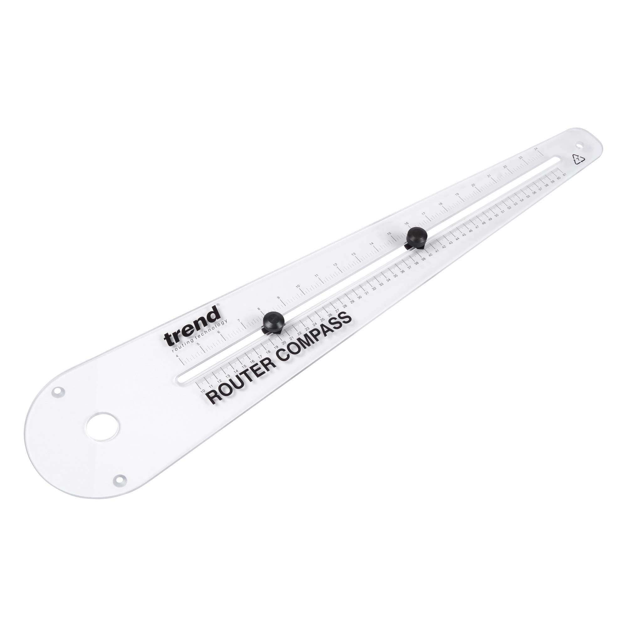 Trend Bussola per Router per Tagli Circolari e ad Arco Precisi, R/COMPASS/A