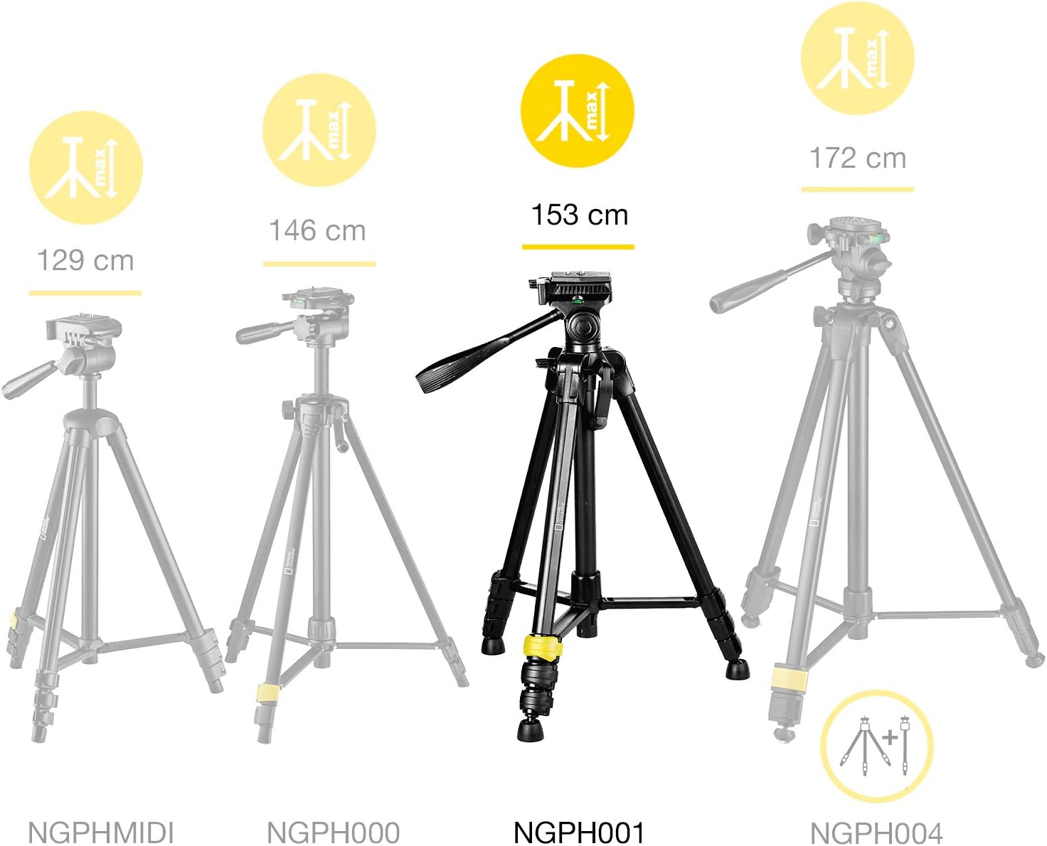 National Geographic - Treppiede Foto Grande Alluminio 3kg - immagine 6