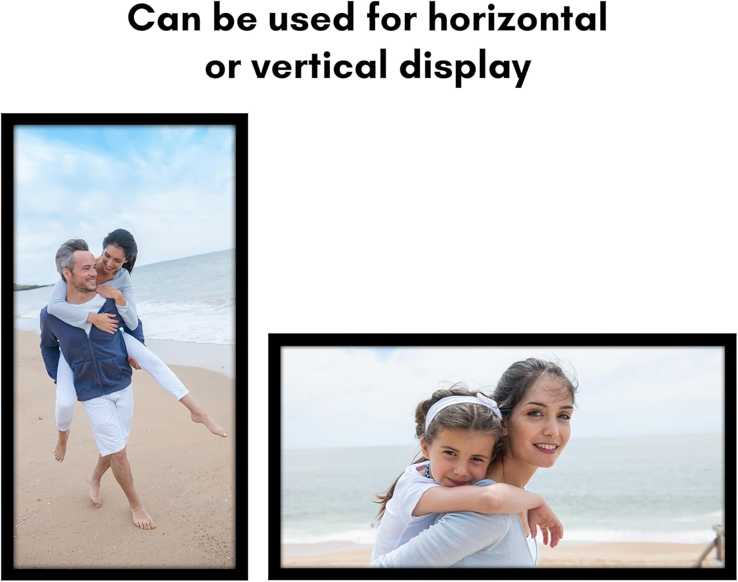 Americanflat Cornice 100x40 cm Nera - immagine 4