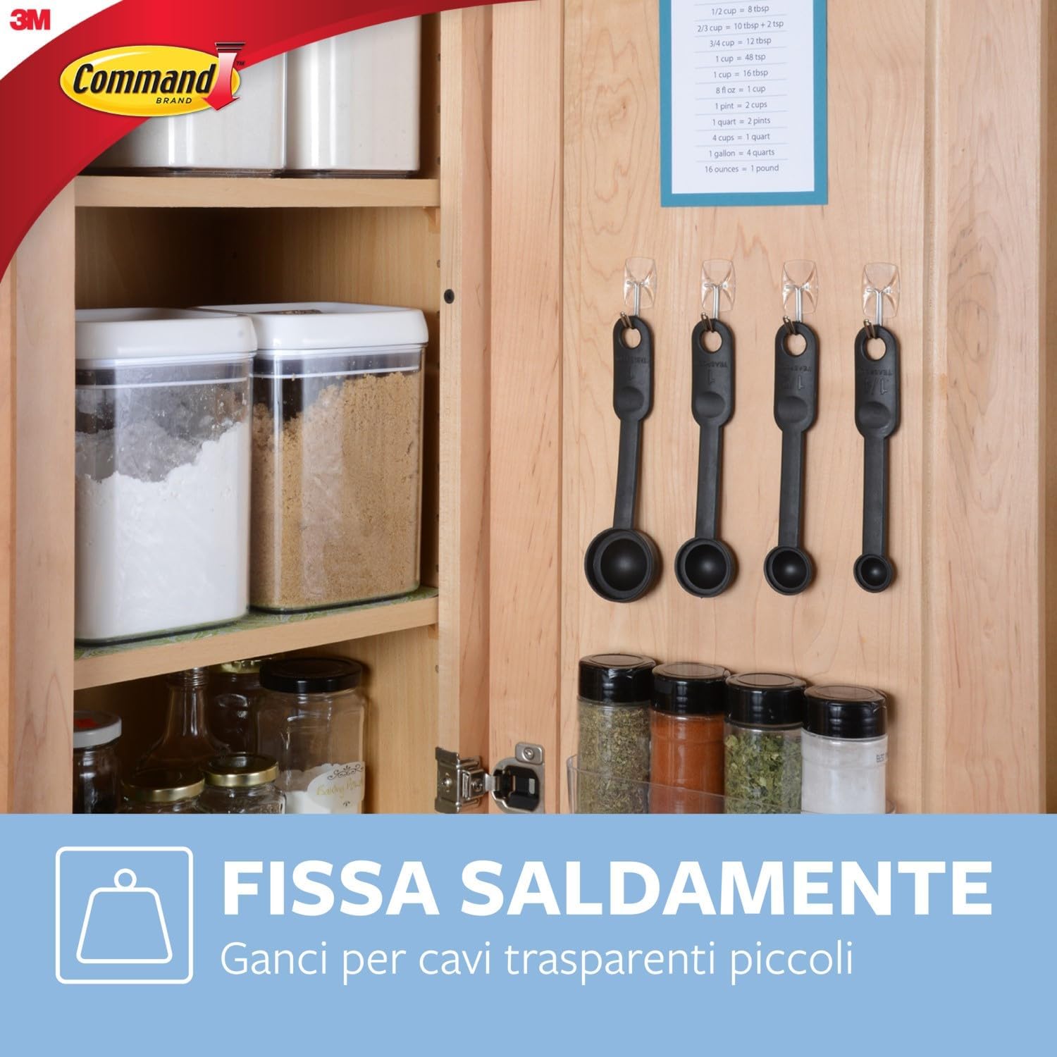 Command Ganci Medi Trasparenti Adesivi - immagine 4