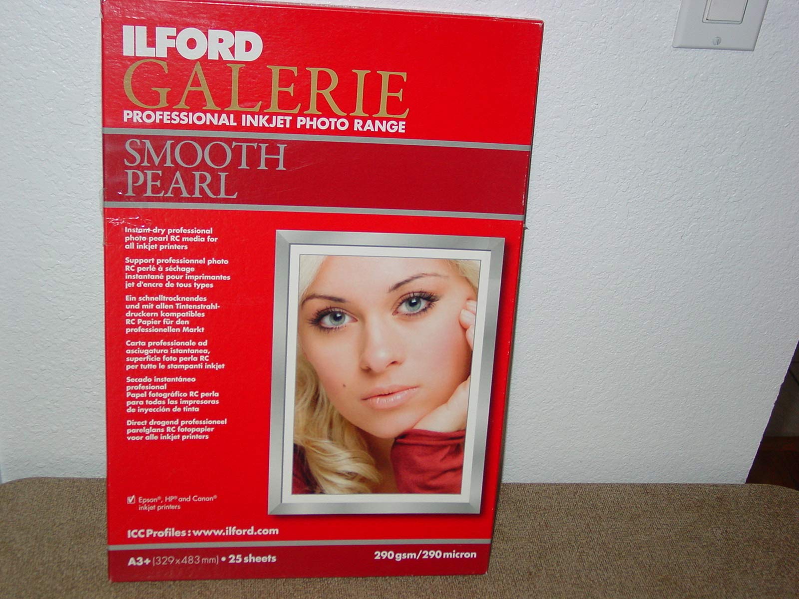 Ilford Smooth Pearl 310gsm A3+ - 25 fogli