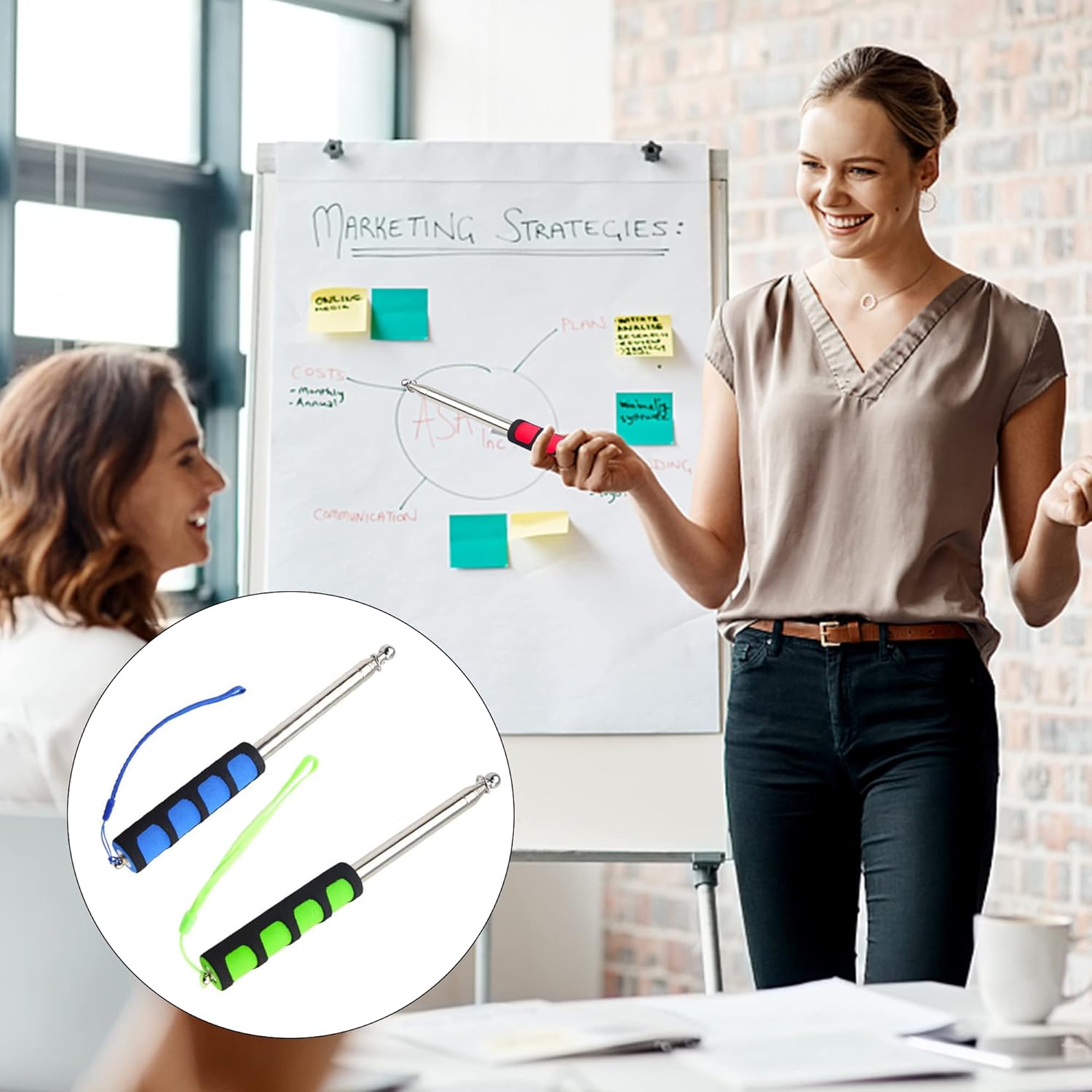 Dantolo 3 Aste Telescopiche per Bandiere Portatili 2m - immagine 2