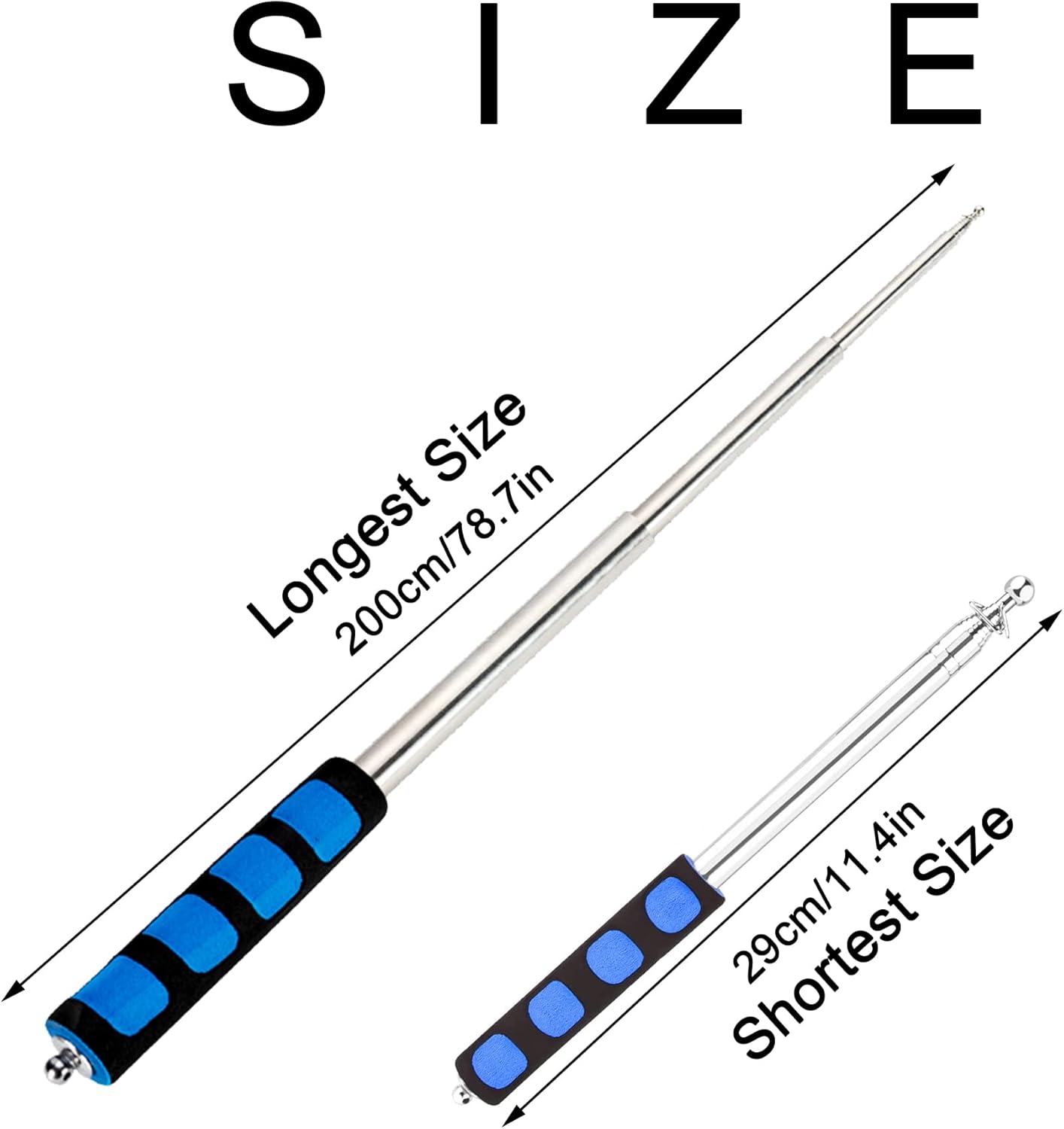 Dantolo 3 Aste Telescopiche per Bandiere Portatili 2m - immagine 6
