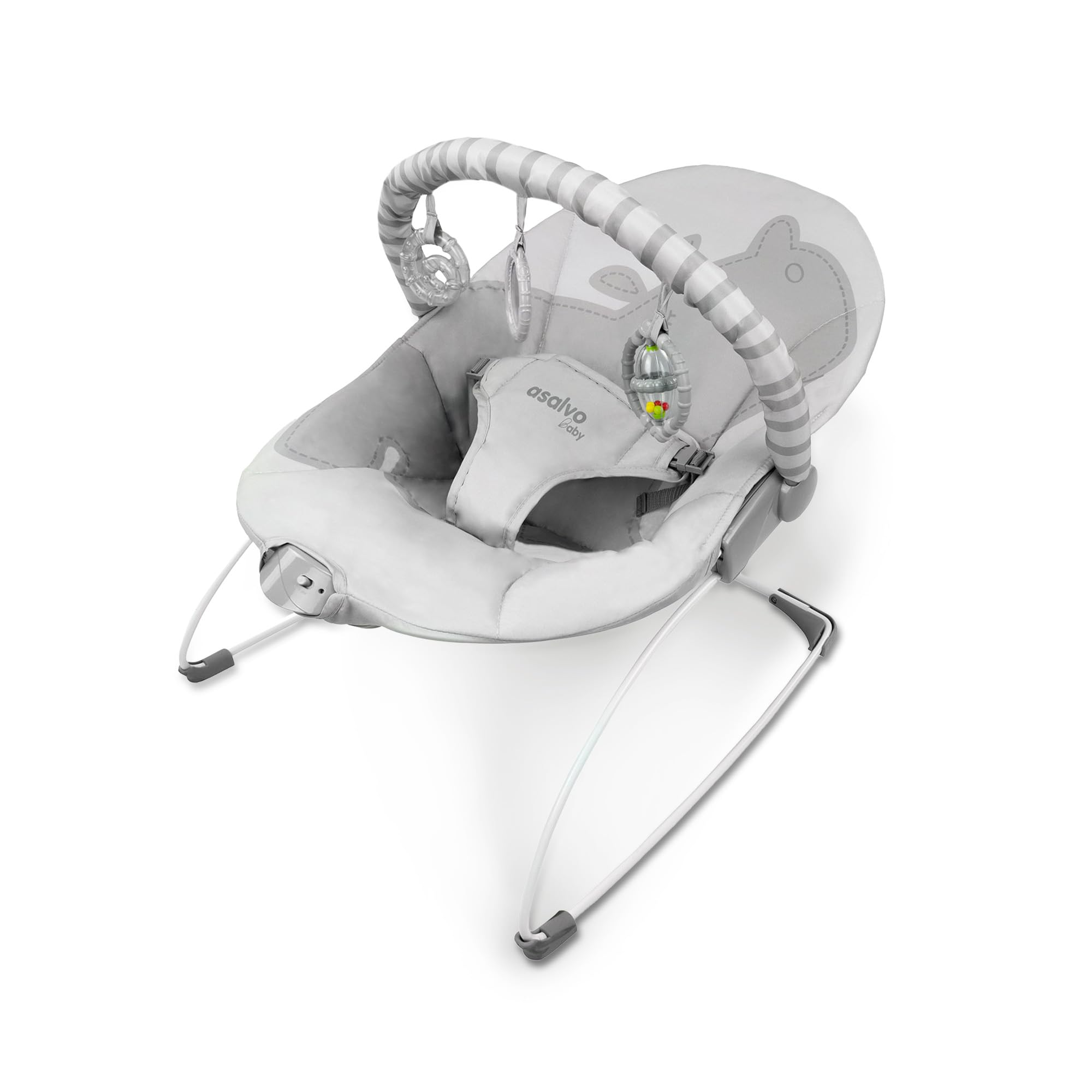 Asalvo MUMMY - Amaca Musicale Pieghevole, Hippo Grigio