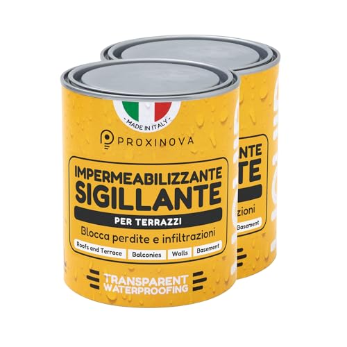 Proxinova Sigillante Impermeabile Trasparente (Pacco da 2)