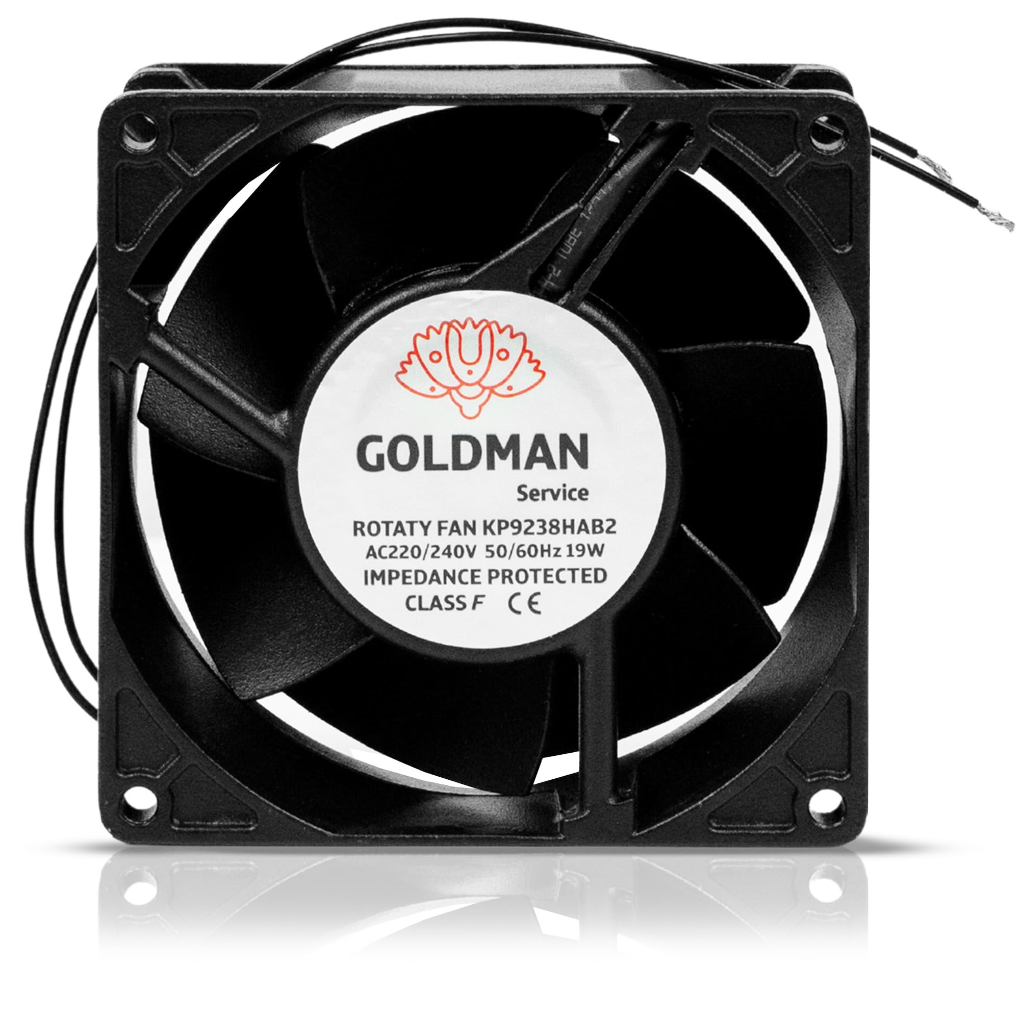 Goldman Service Ventola Assiale per Camino 92x92x38mm