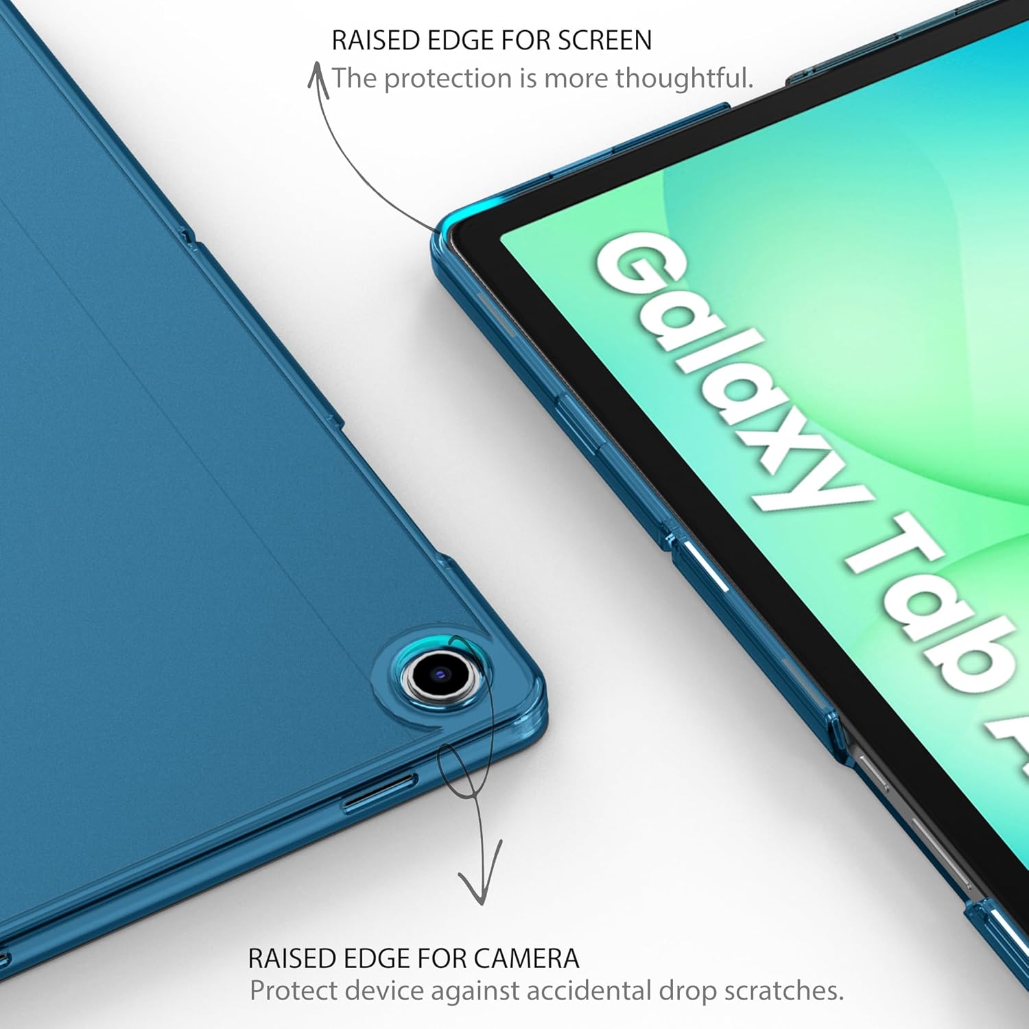 Cacoe Cover per Samsung Galaxy Tab A11+/A9+ 11" (2025/2023), Blu Pavone - immagine 6