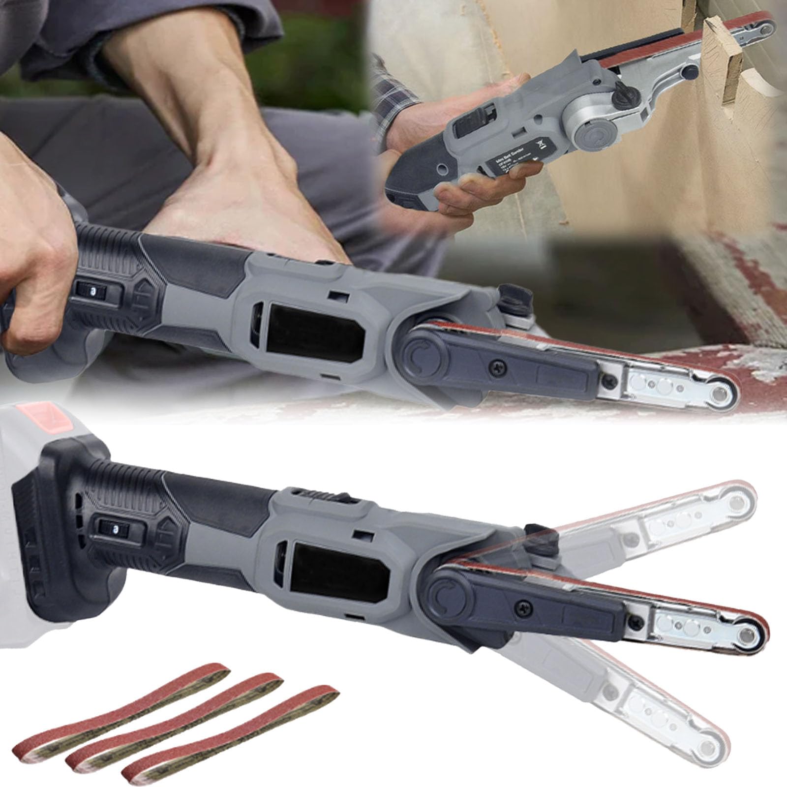 Levigatrice a Nastro a Batteria 10x330mm