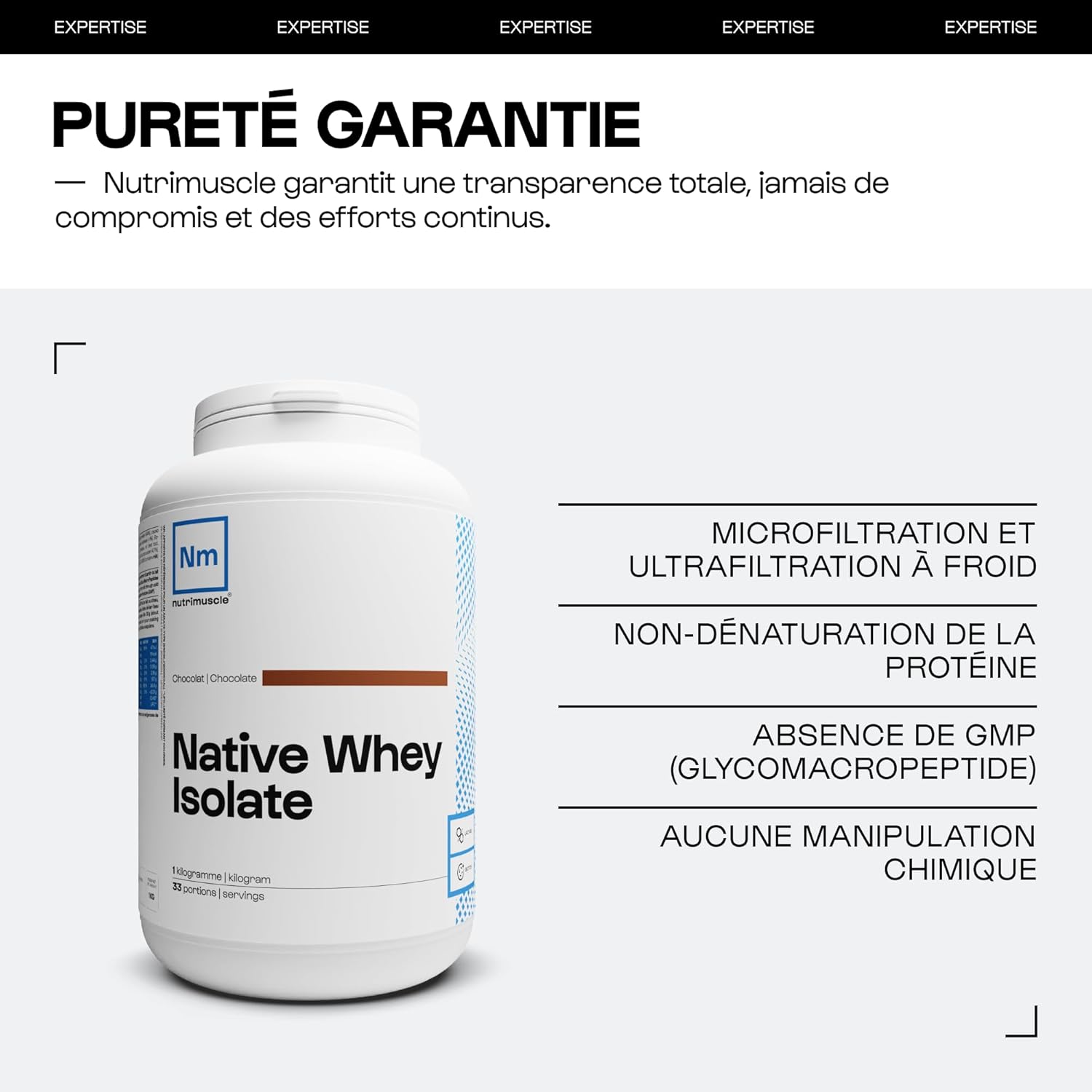 Siero di latte nativo Isolat 1KG natura - immagine 3