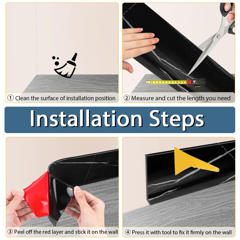 Battiscopa Adesivo in PVC Morbido 10cm - immagine 4