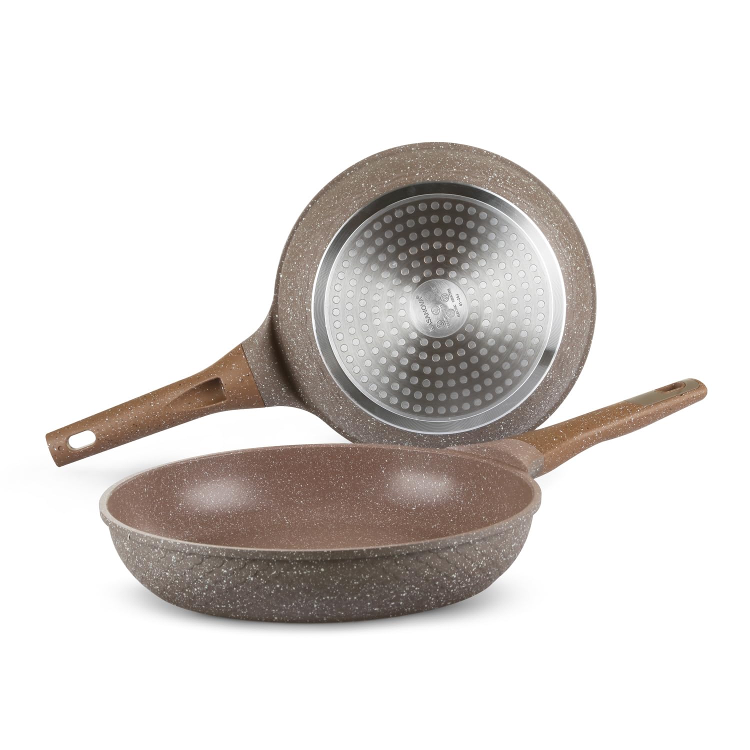 Kasanova Set Pentole Antiaderente 0 Grassi (2 Pezzi)