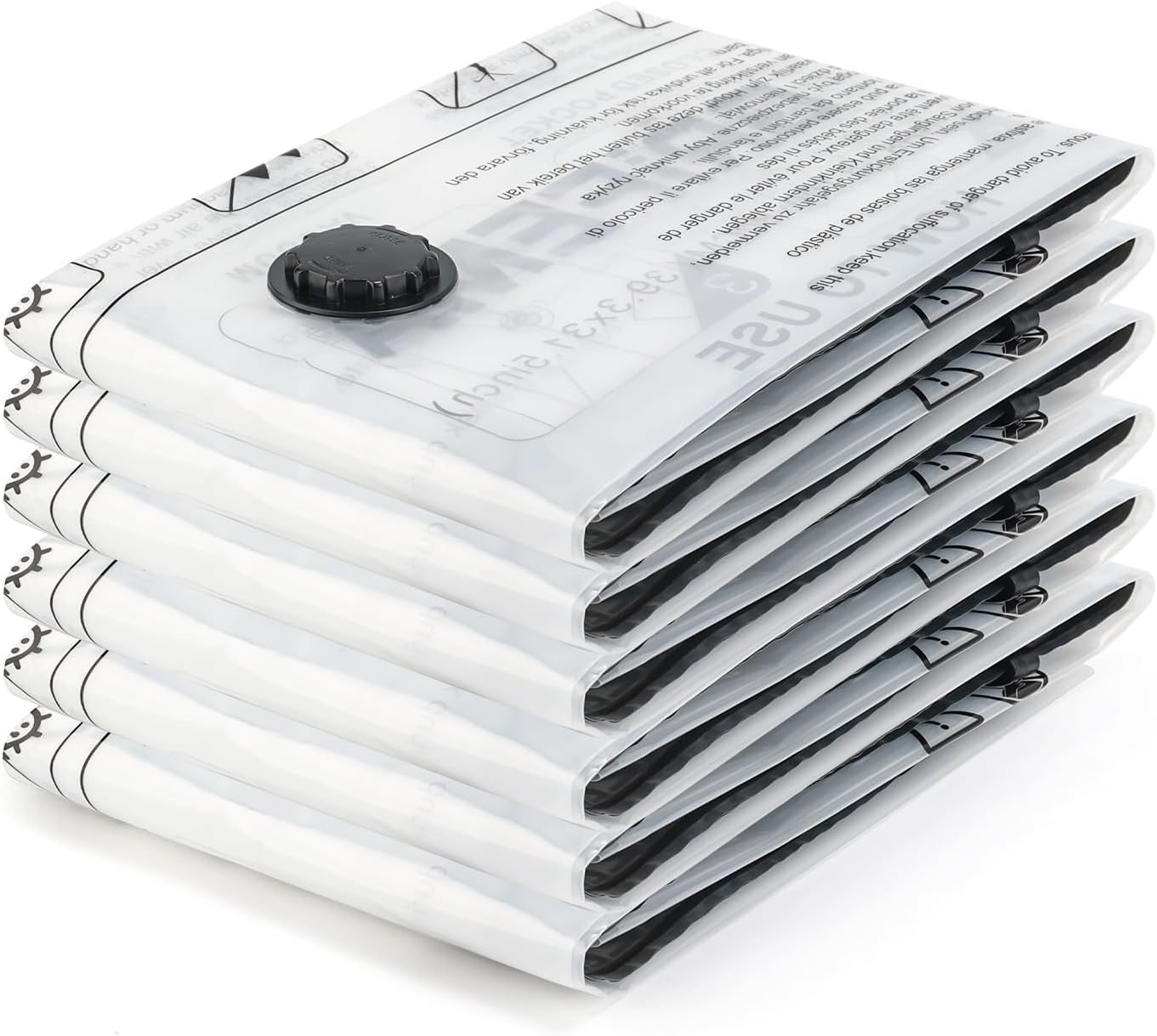 Grifema GH83-5 - 6 Sacchetti Sottovuoto Vestiti 70x50 cm - immagine 1