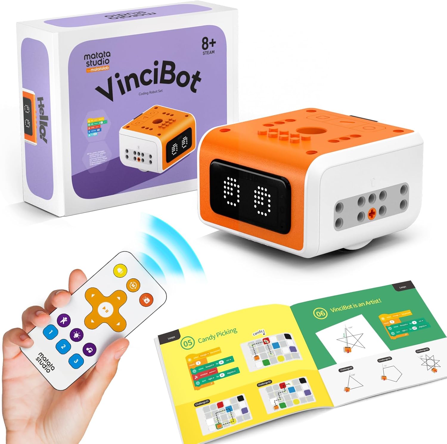 MatataStudio VinciBot AI Robot Programmabile per Bambini - immagine 1