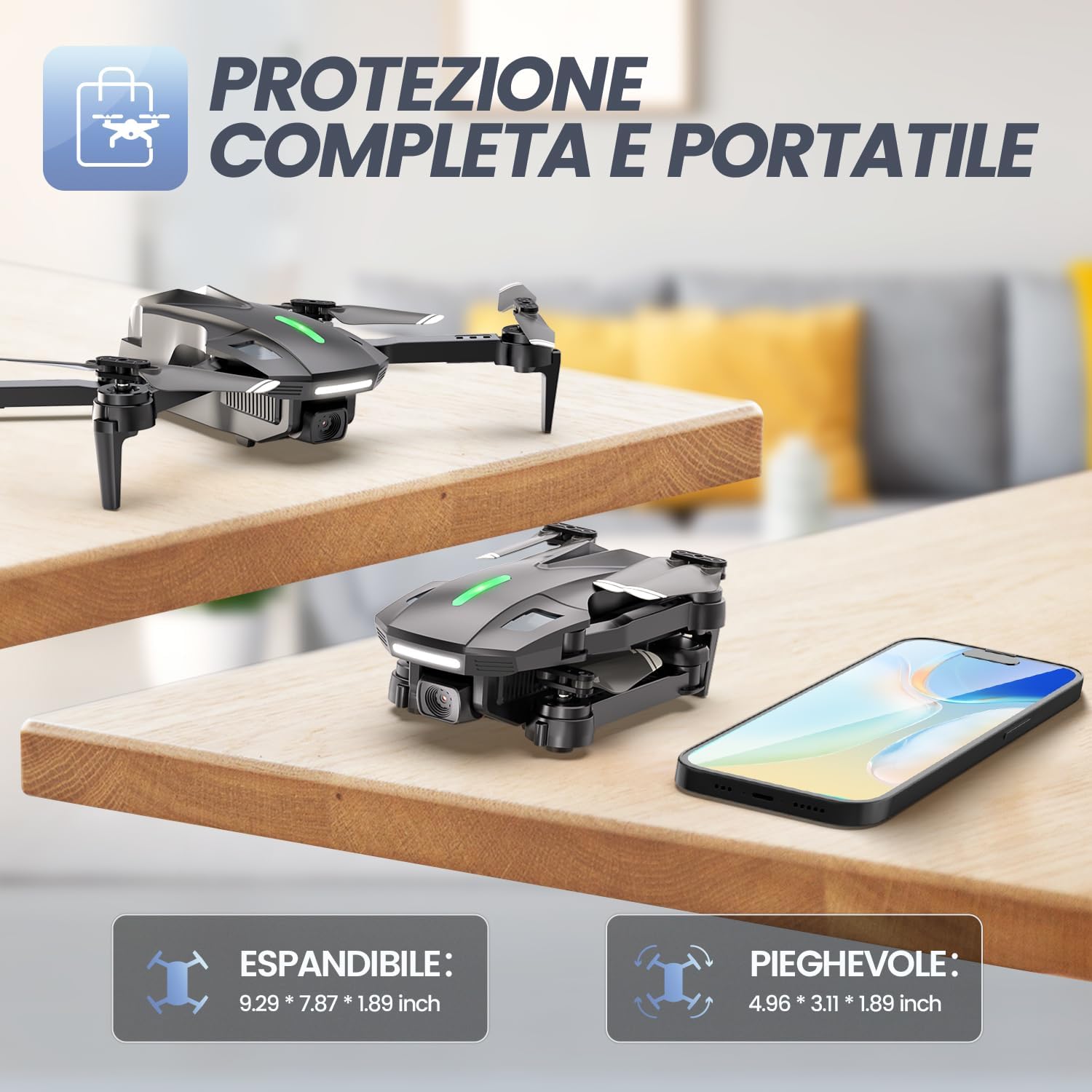 Deerc D70 Mini Drone con Telecamera HD 720P - immagine 6