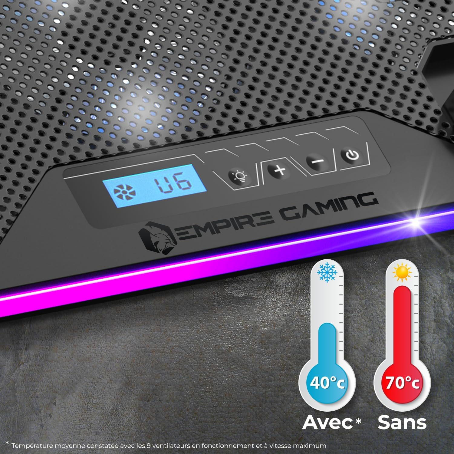 Empire Gaming Guardian C900 - Raffreddatore PC Portatile - immagine 3