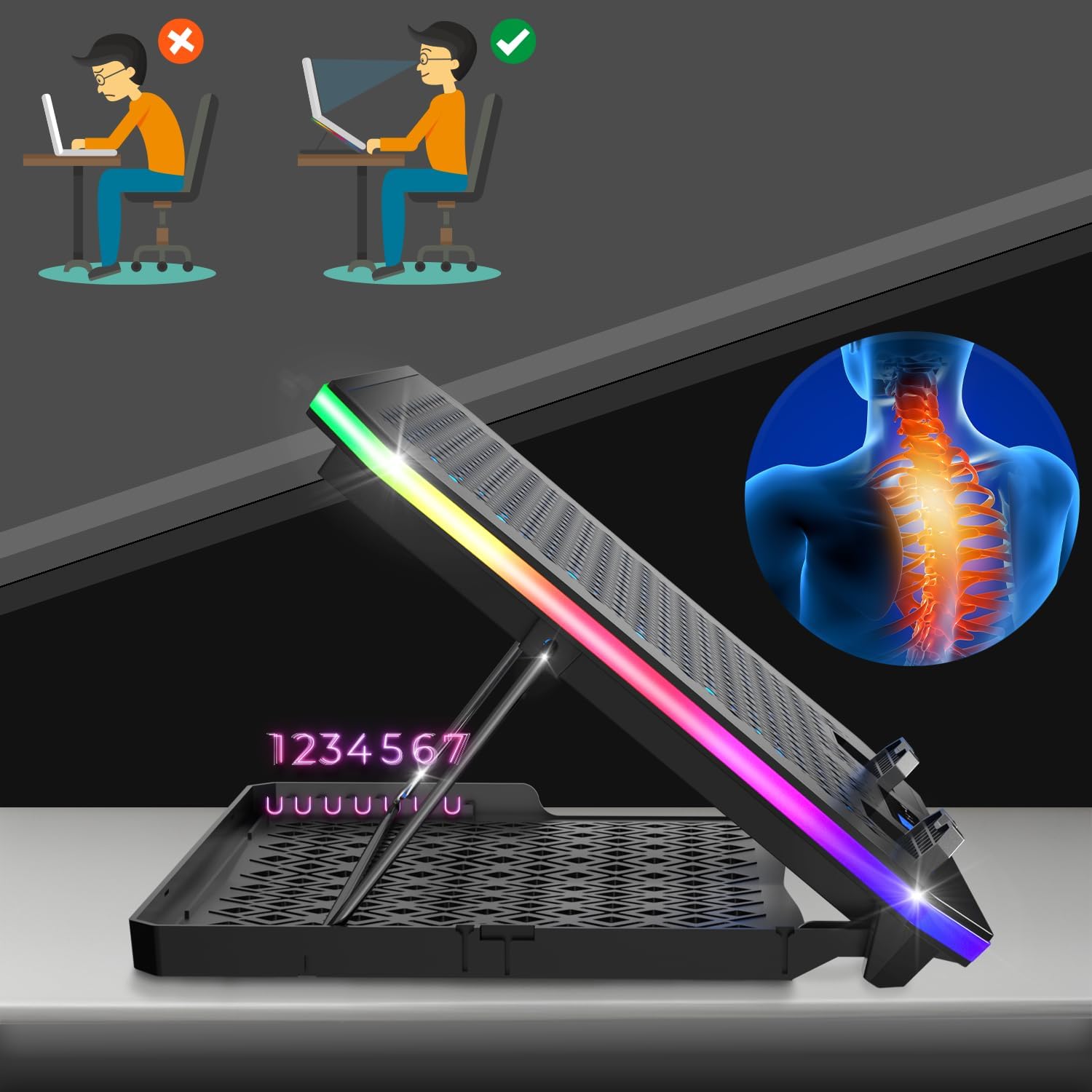 Empire Gaming Guardian C900 - Raffreddatore PC Portatile - immagine 4