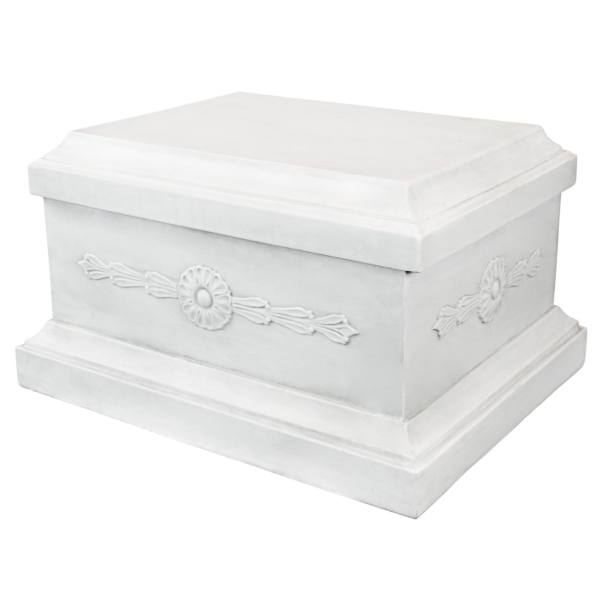 Design Toscano KY727 Base per Sentinella Leone Fiorentino, Beige, 56x45.5x33 cm