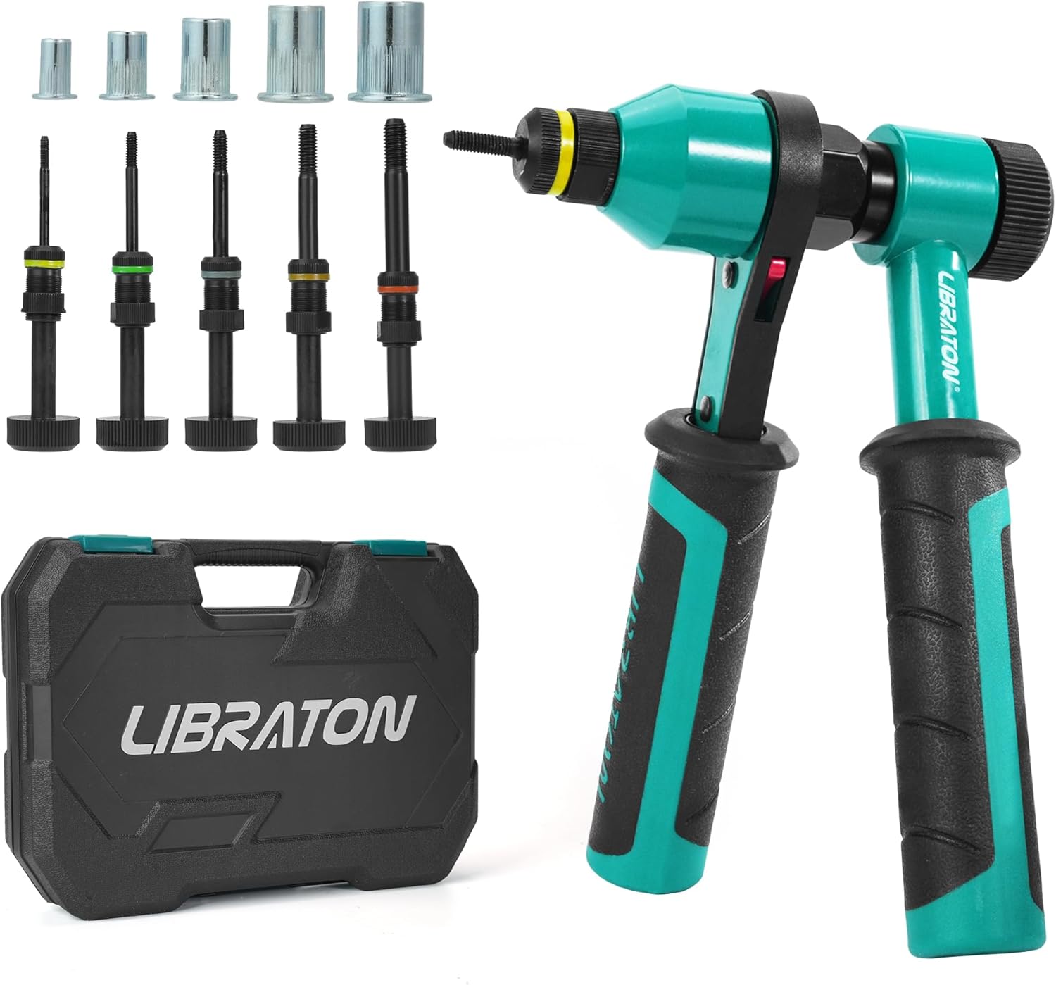 LIBRATON Rivettatrice per Inserti Filettati a Cricchetto - immagine 1