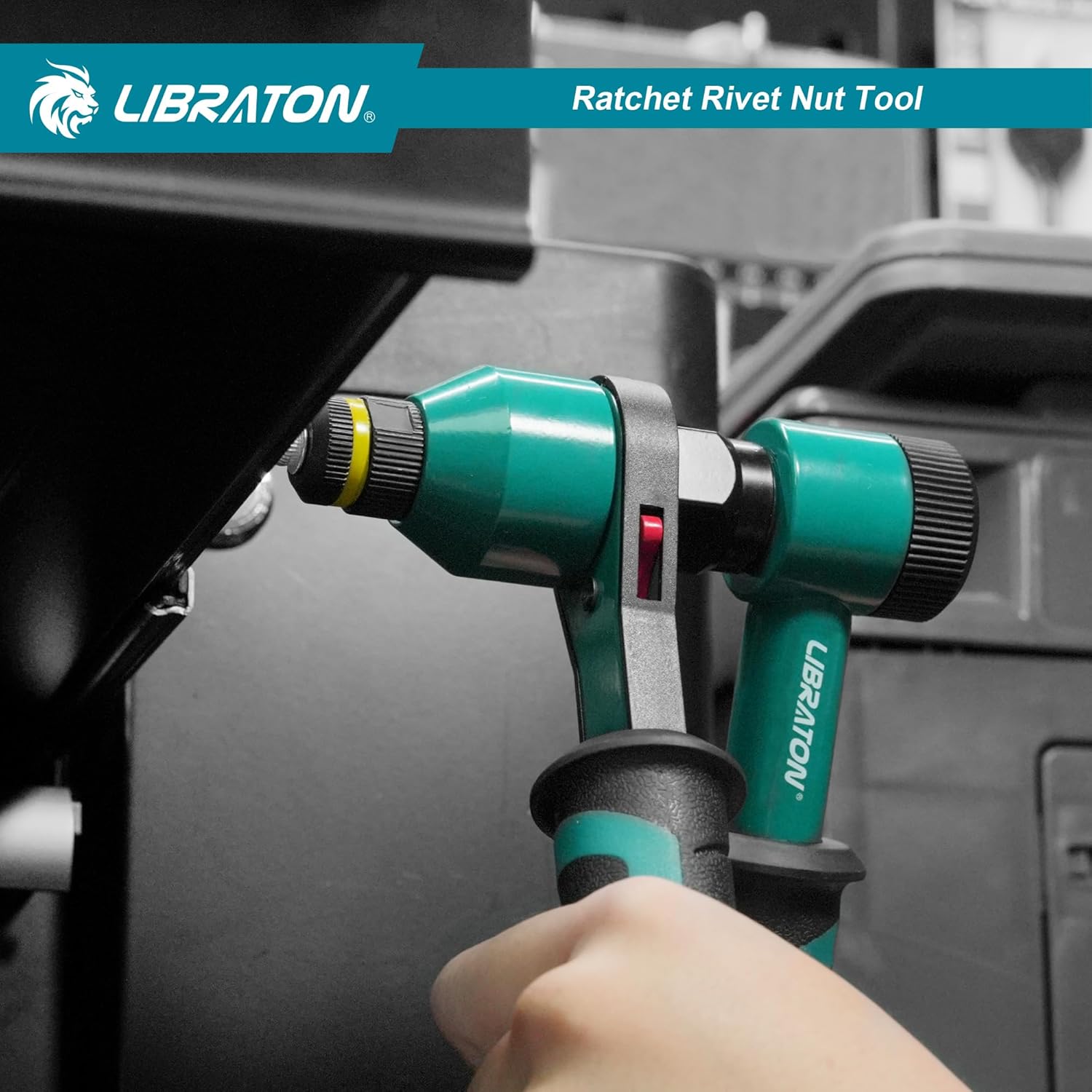 LIBRATON Rivettatrice per Inserti Filettati a Cricchetto - immagine 6