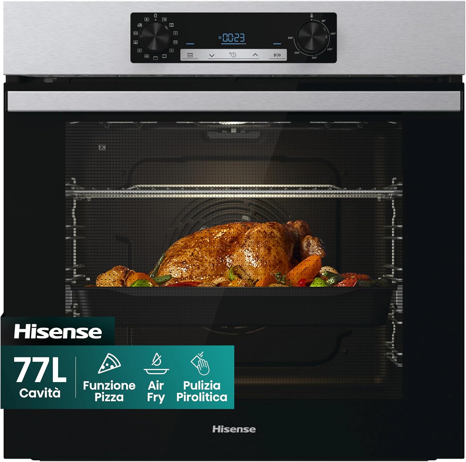 Hisense BI64211PX - Forno Multifunzione Termoventilato 77L - immagine 1