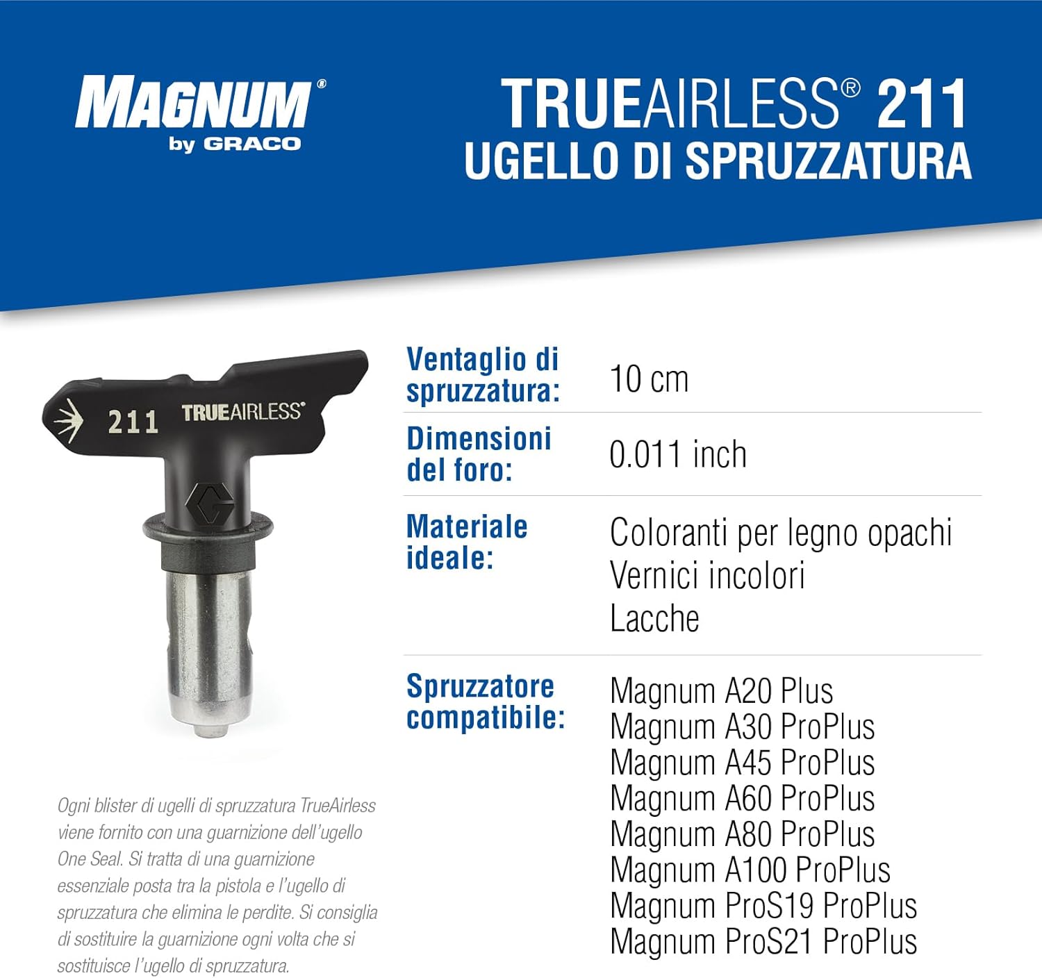 Graco TRA211 Ugello di Spruzzatura TrueAirless - immagine 4