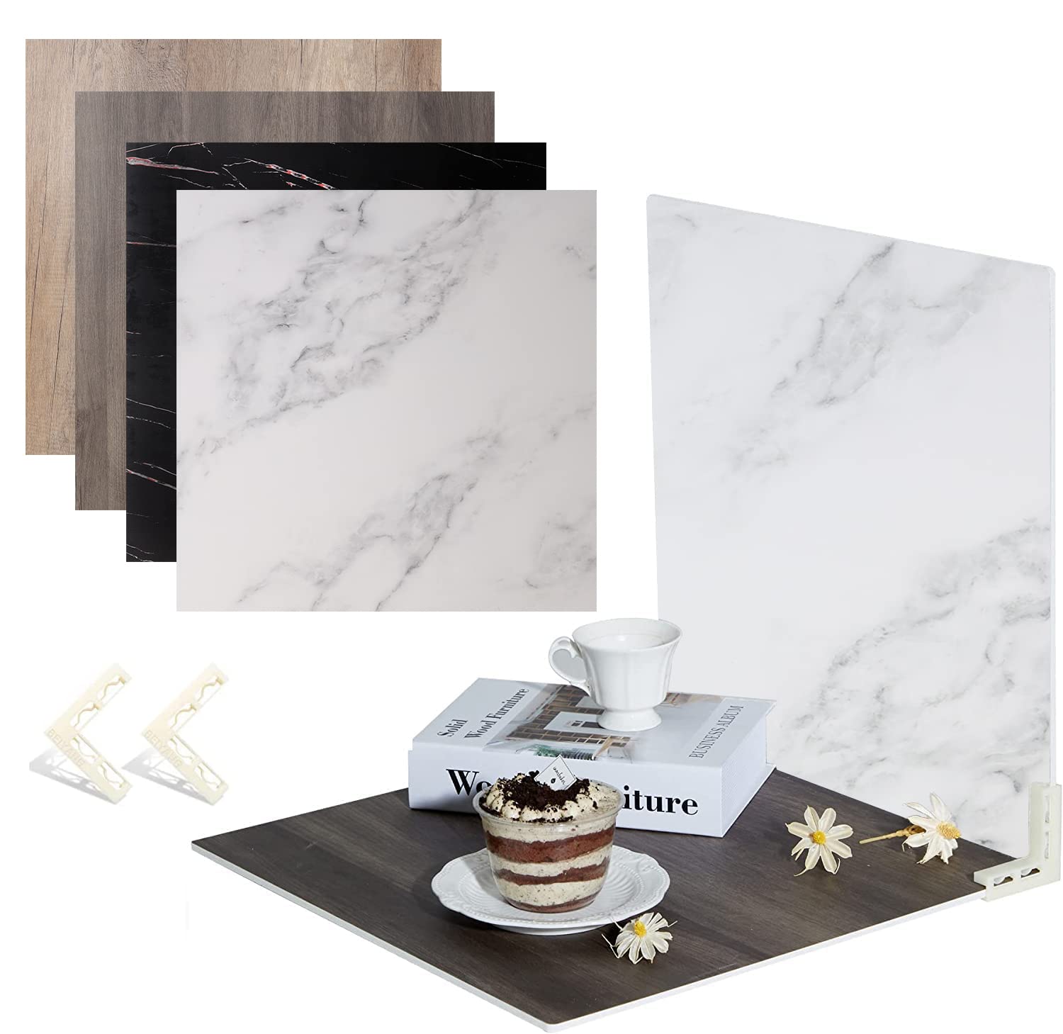 2 Tavole Sfondo Fotografico 60x60cm