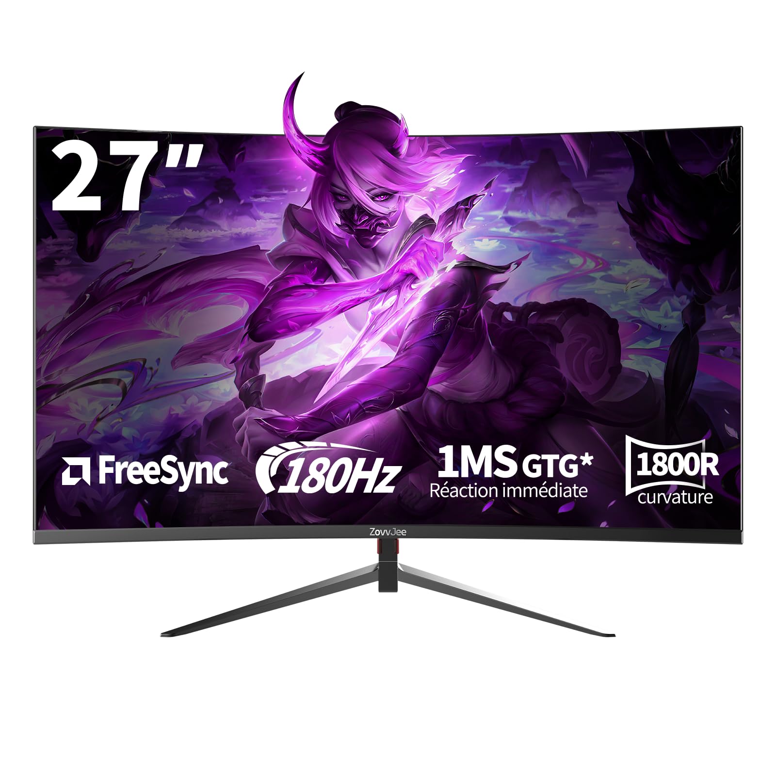 Monitor Gaming Curvo 27" FHD 180Hz 1ms