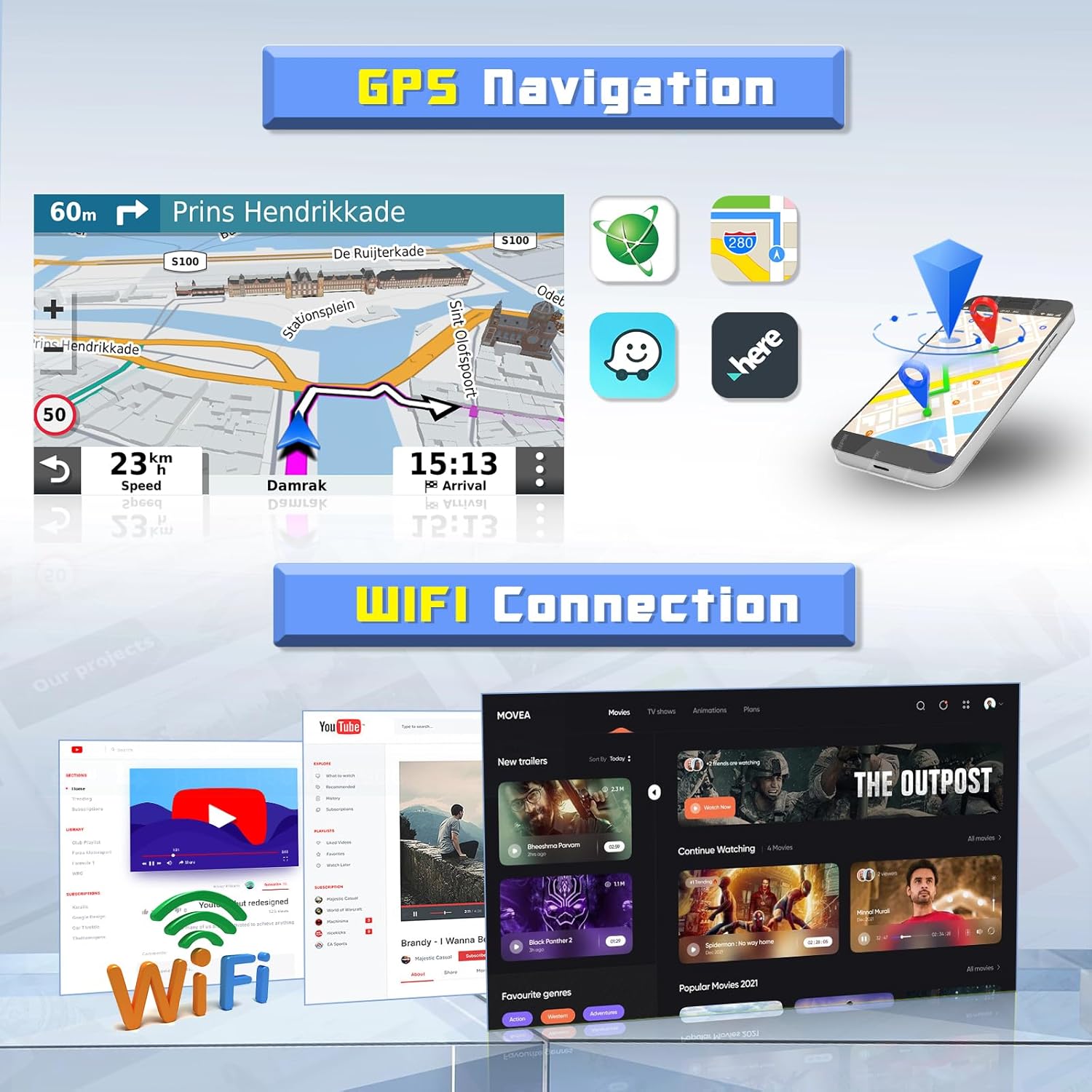 Inefala Android 13 Autoradio 7" per Fiat Punto/Linea - immagine 4