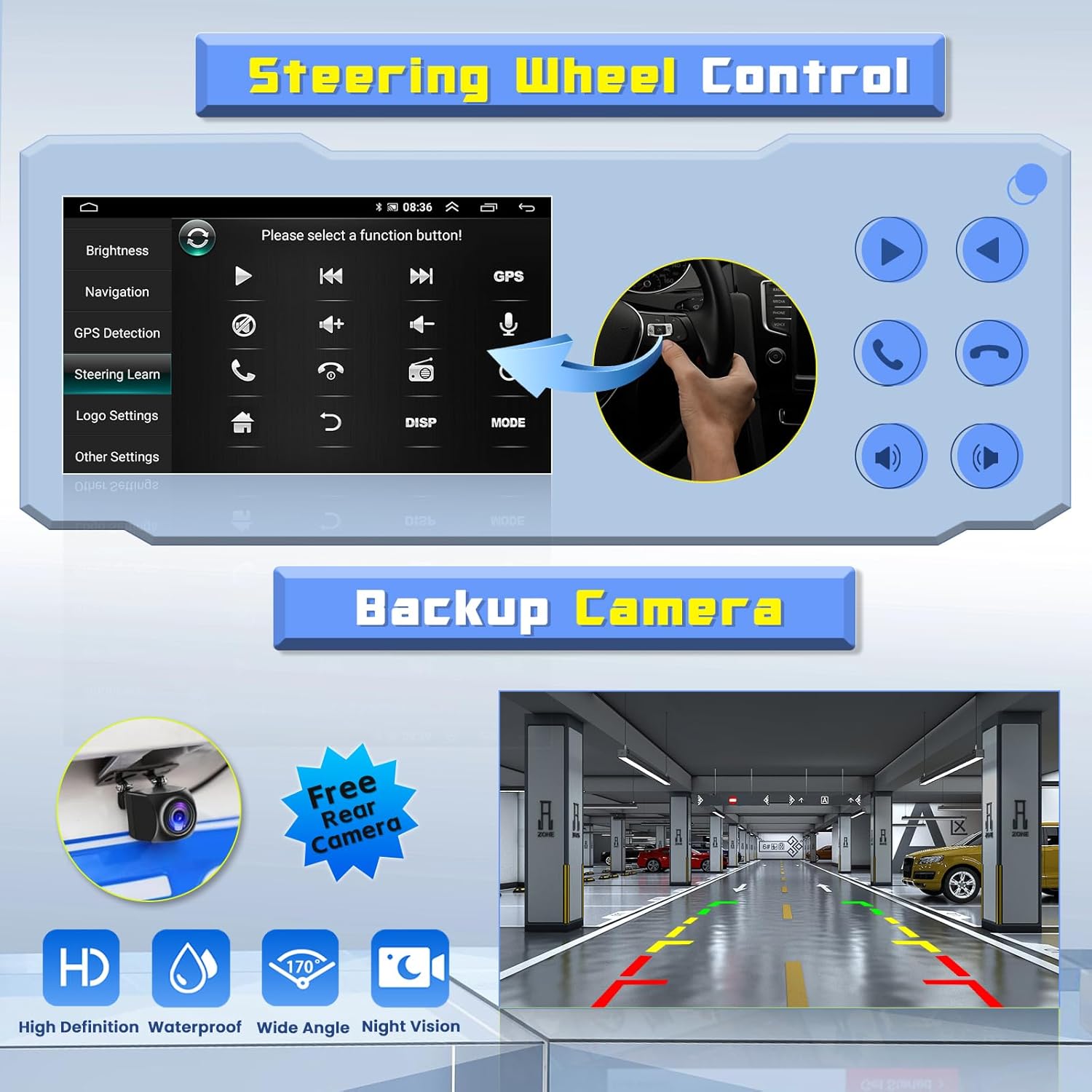 Inefala Android 13 Autoradio 7" per Fiat Punto/Linea - immagine 5