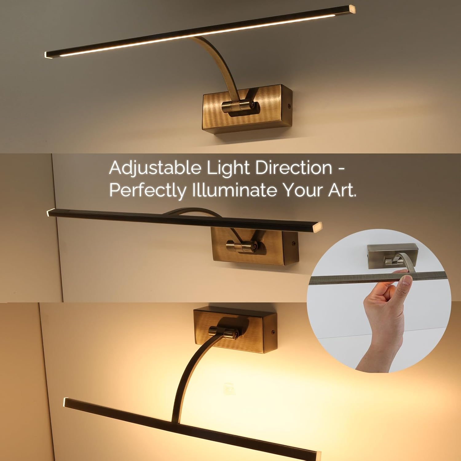 Alpinaluz Applique Parete LED per Quadri e Specchi 8W - immagine 2