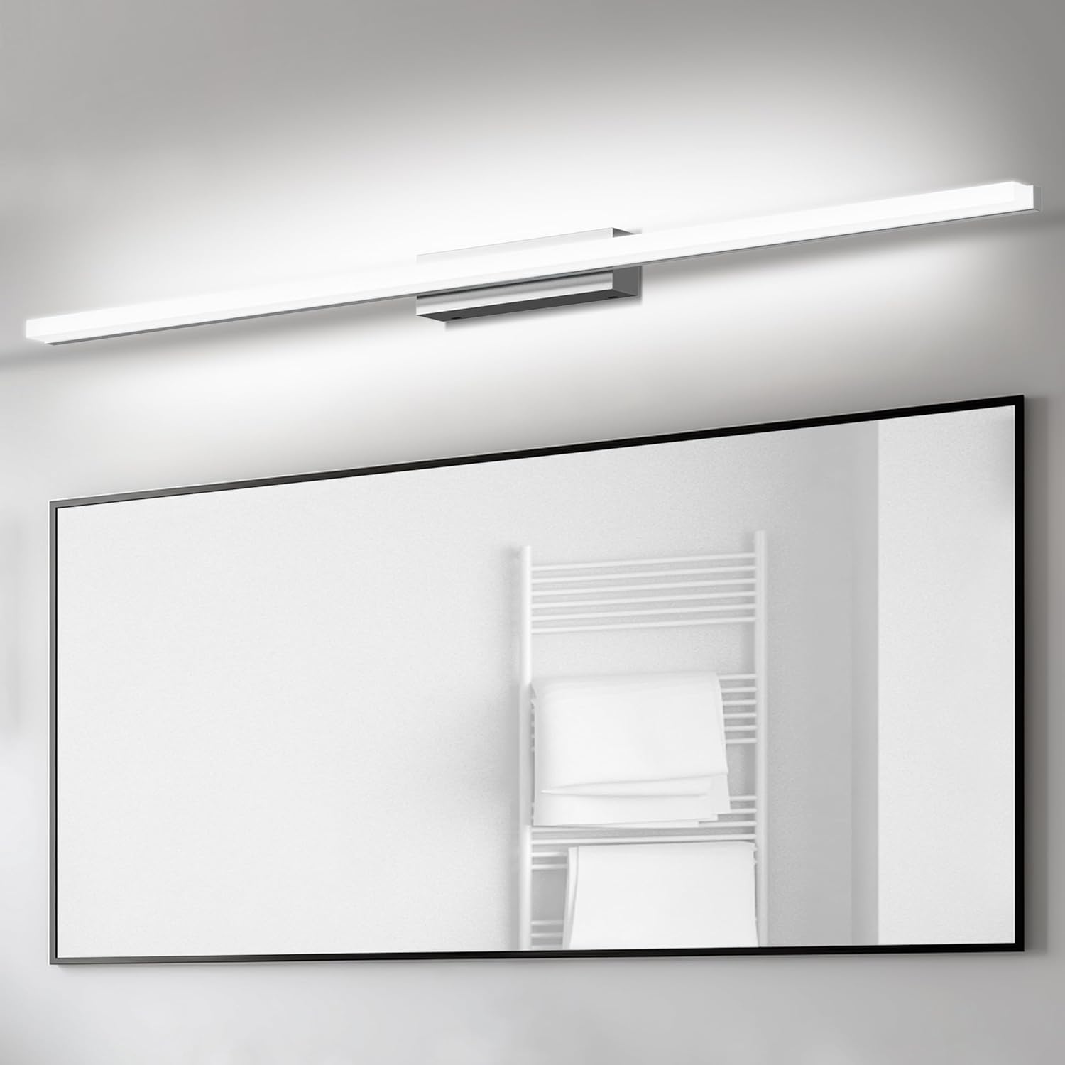 Luce Specchio Bagno LED 100cm IP44 Freddo 6000K - immagine 1