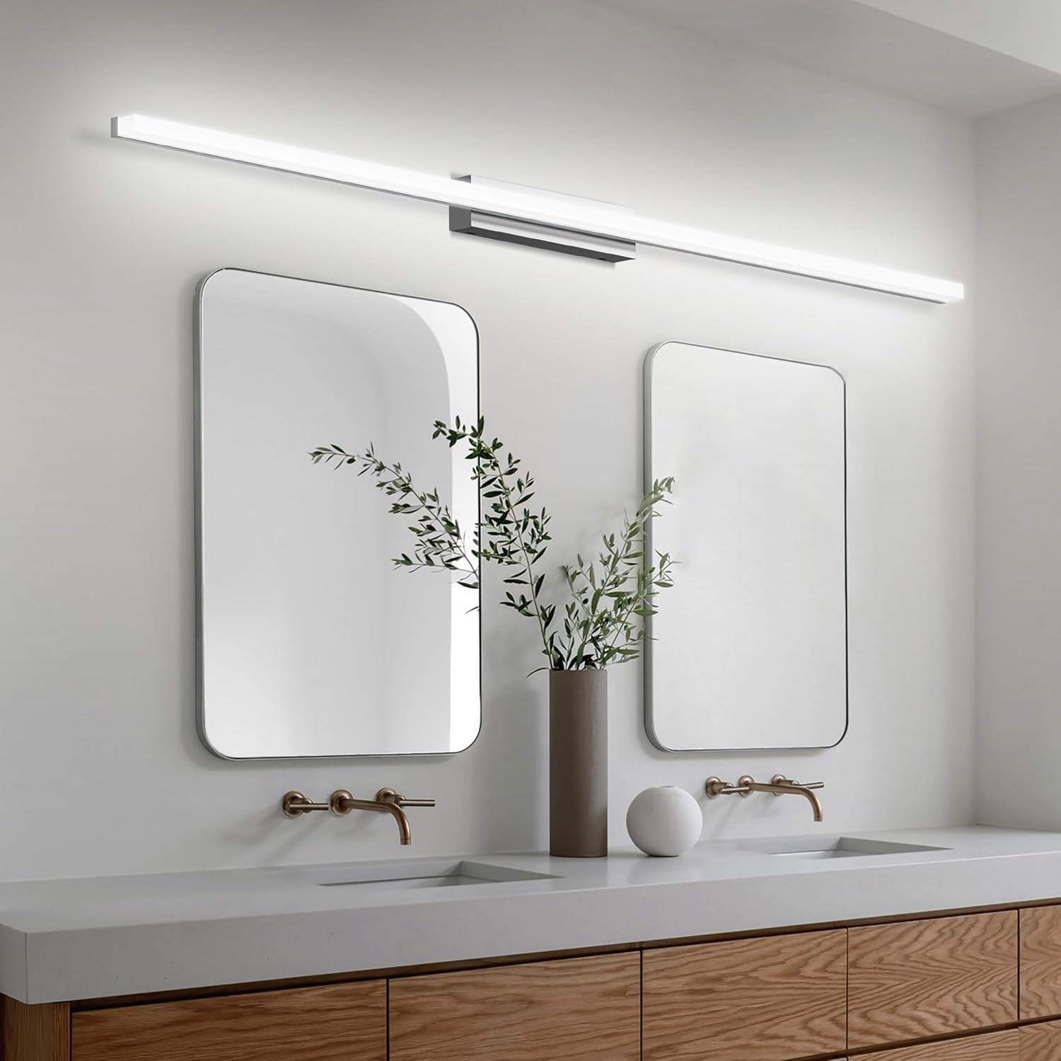 Luce Specchio Bagno LED 100cm IP44 Freddo 6000K - immagine 5