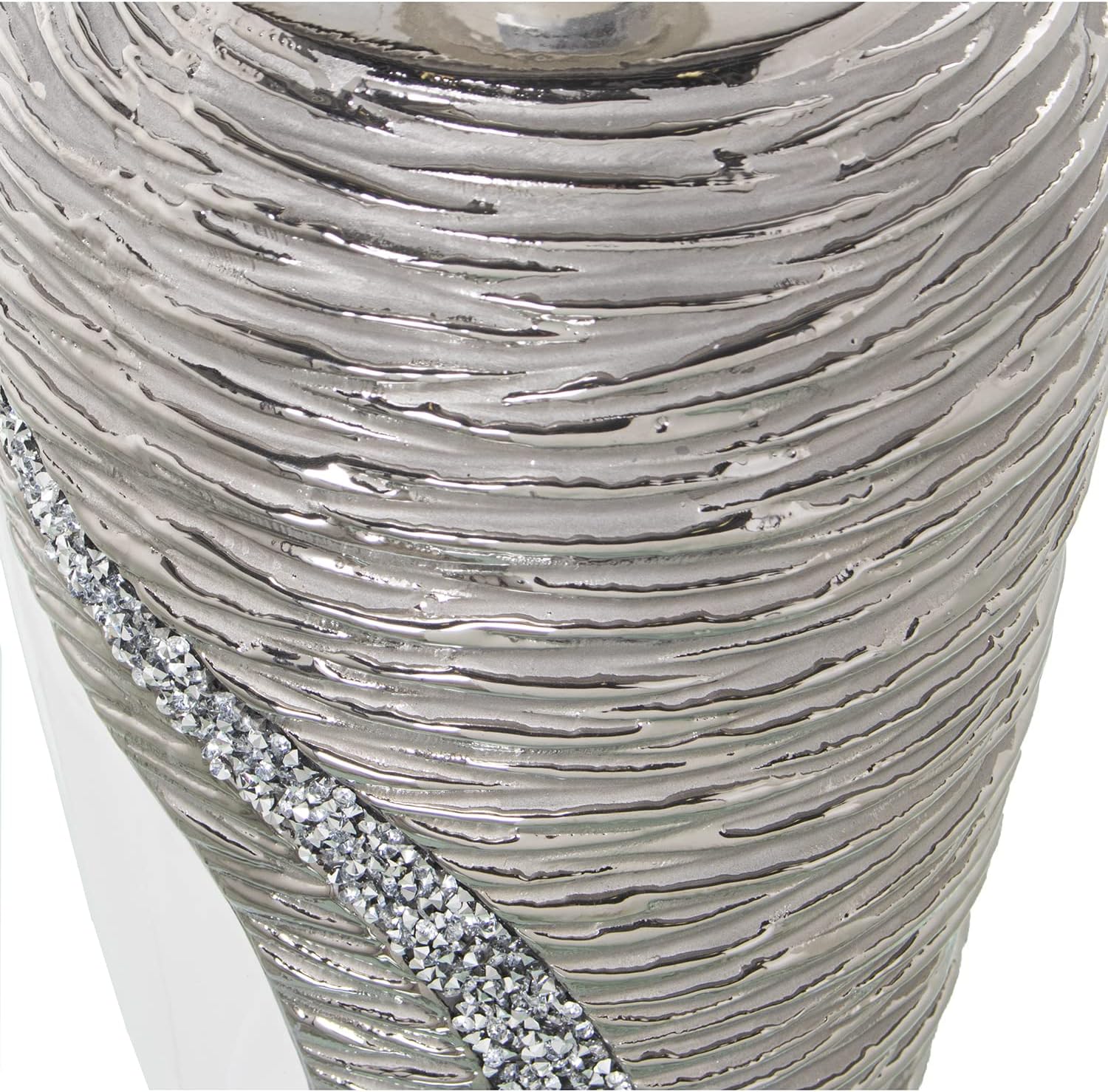 LÁMPARA SOBREMESA CERAMICA Bianco/Champagne - immagine 3