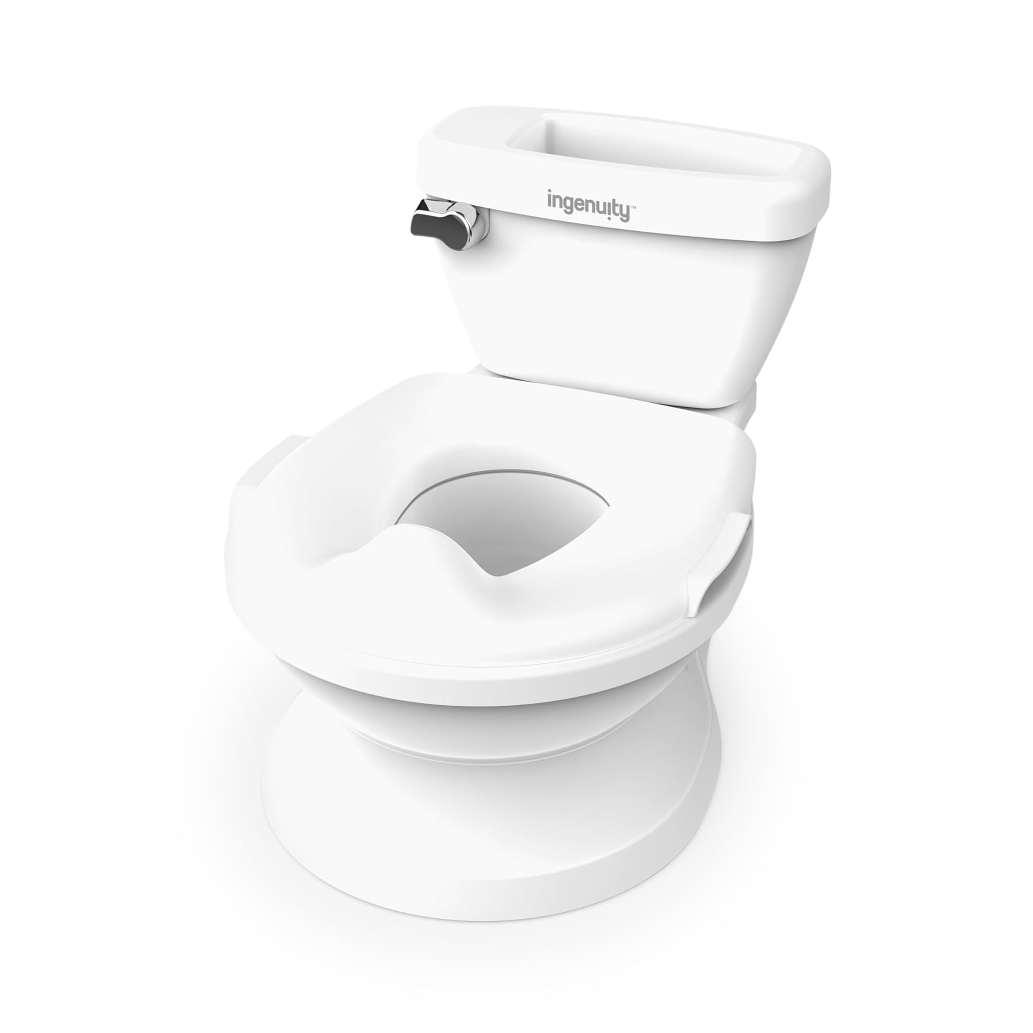 Ingenuity My Size Potty Pro - Vasino Realistico 2-in-1, Bianco