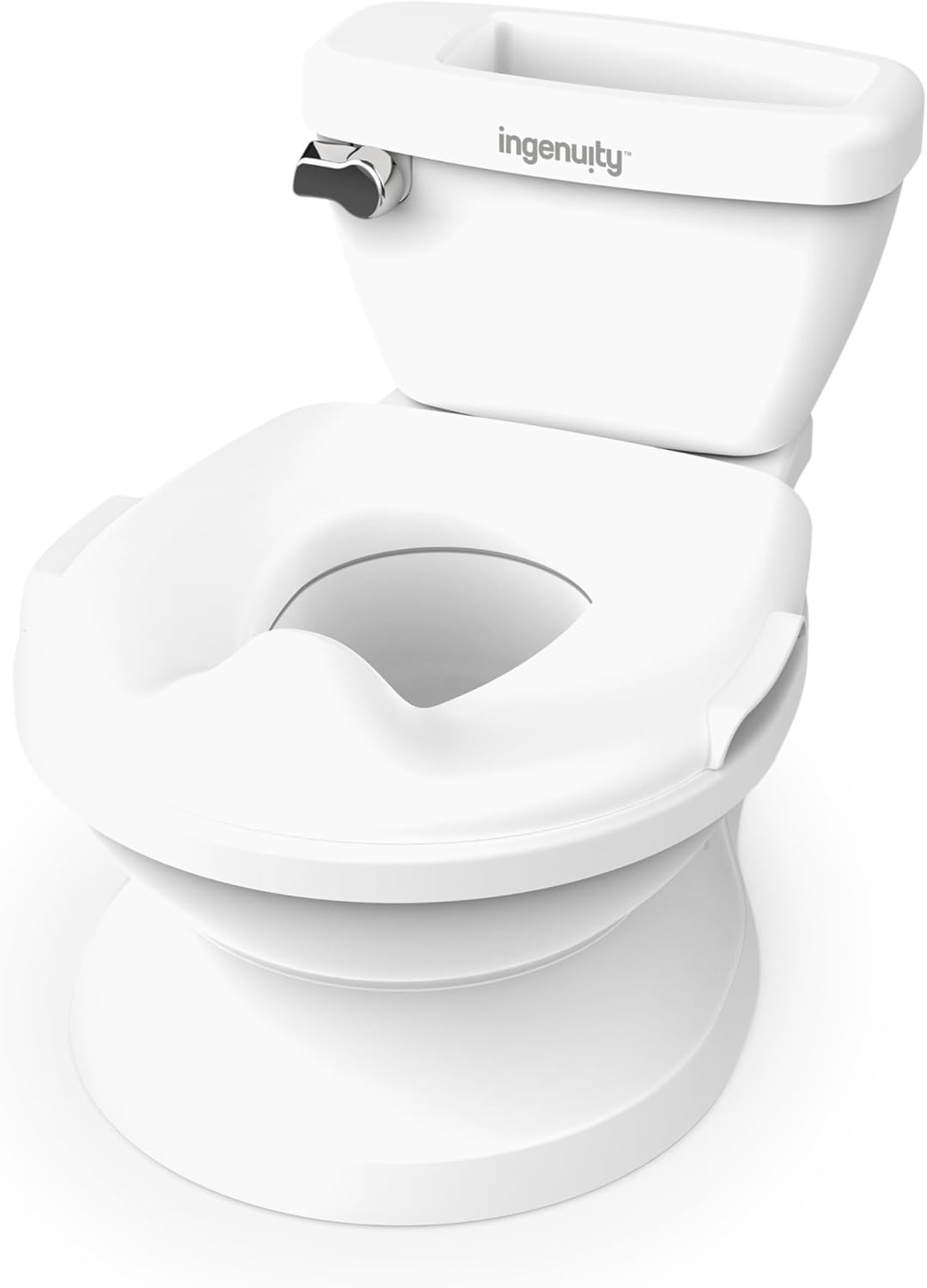 Ingenuity My Size Potty Pro - Vasino Realistico 2-in-1, Bianco - immagine 1