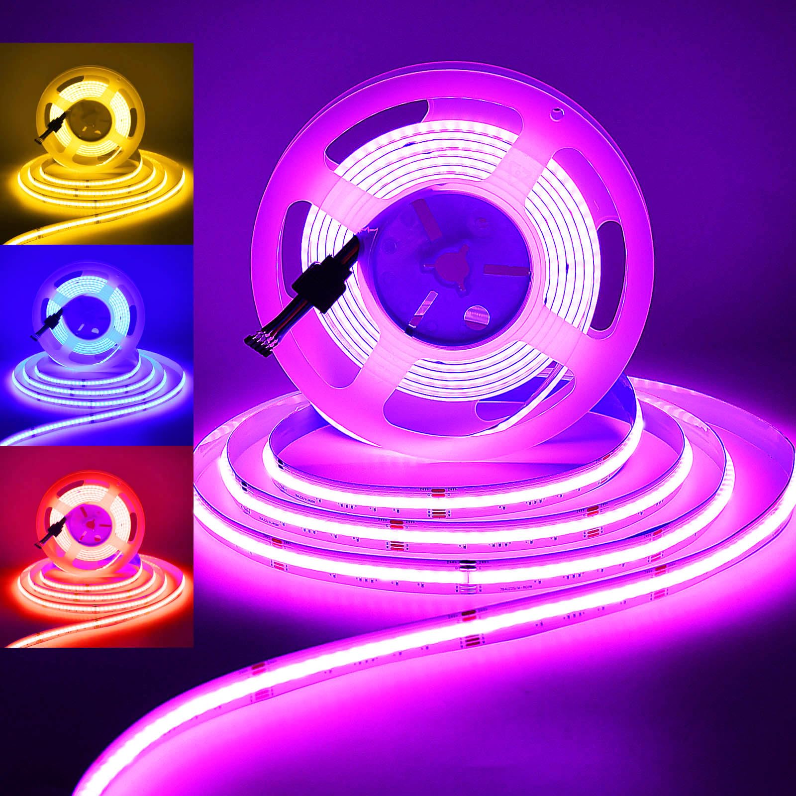 5M Wifi COB Striscia LED RGB+Bianco Caldo 24V