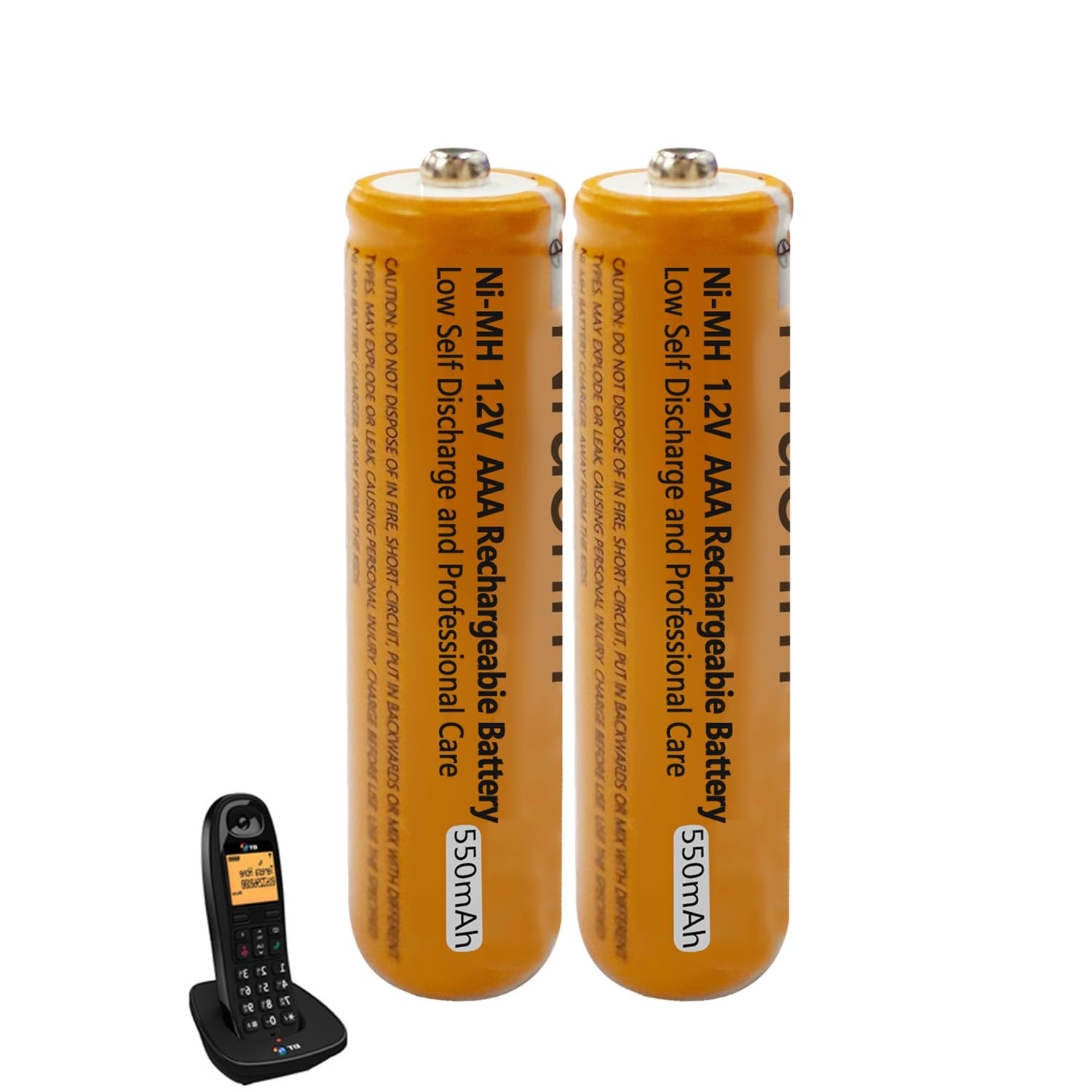 Batterie Ricaricabili AAA 550mah 1,2v NI-MH (2 pz)